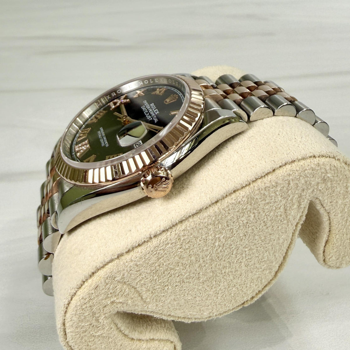 Rolex Datejust 36mm Ref 126231-0023 Everose Gold Oystersteel Complete