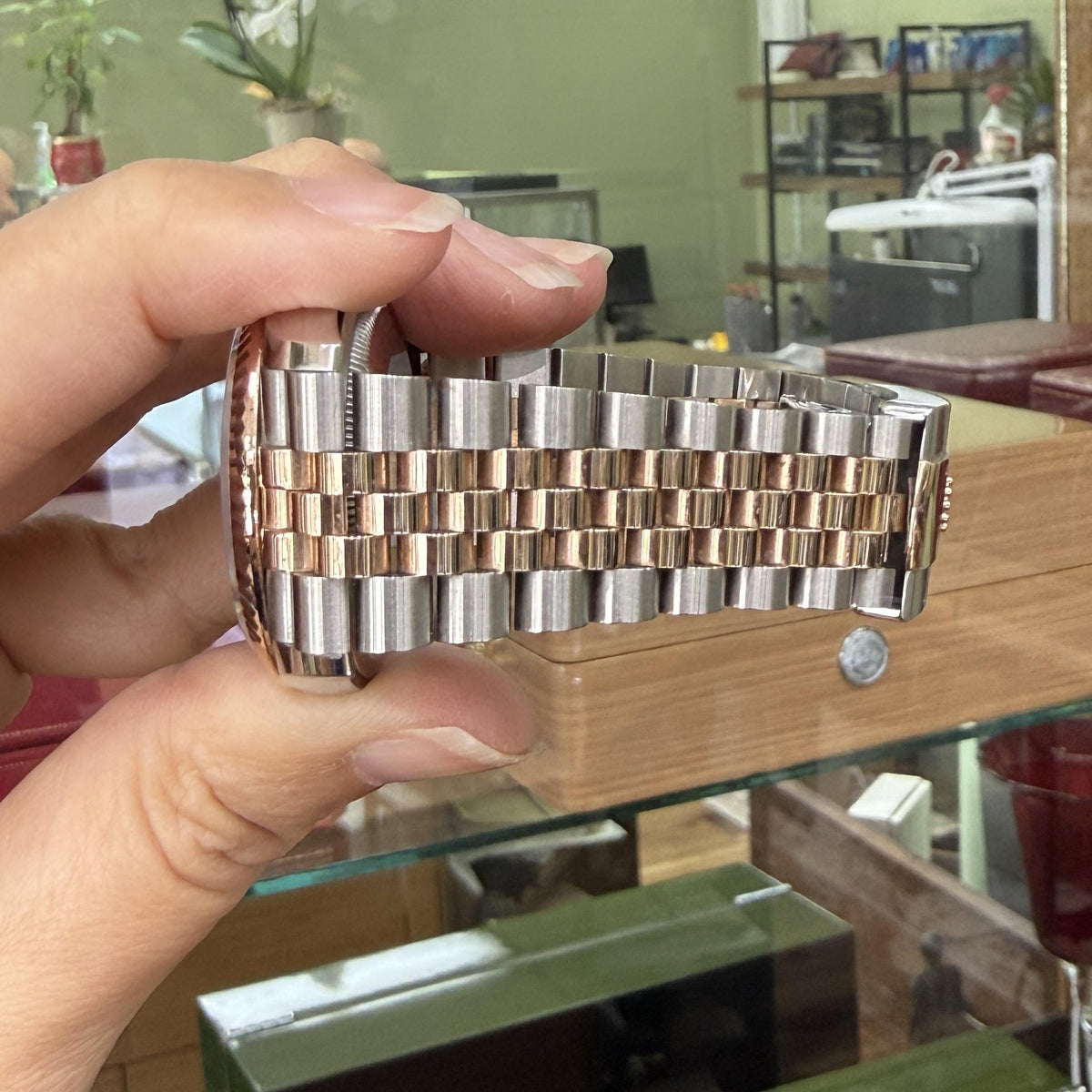 Rolex Datejust 36mm Ref 126231-0023 Everose Gold Oystersteel Complete