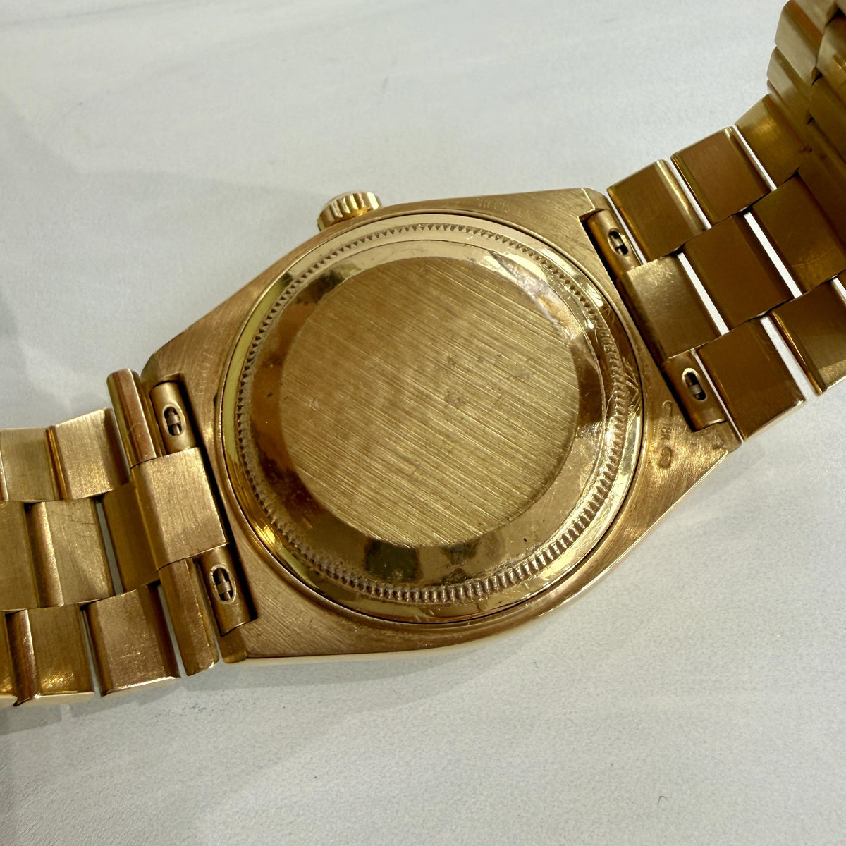 Rolex President Oysterquartz Day-Date 18k Mens 36mm 19018 1980