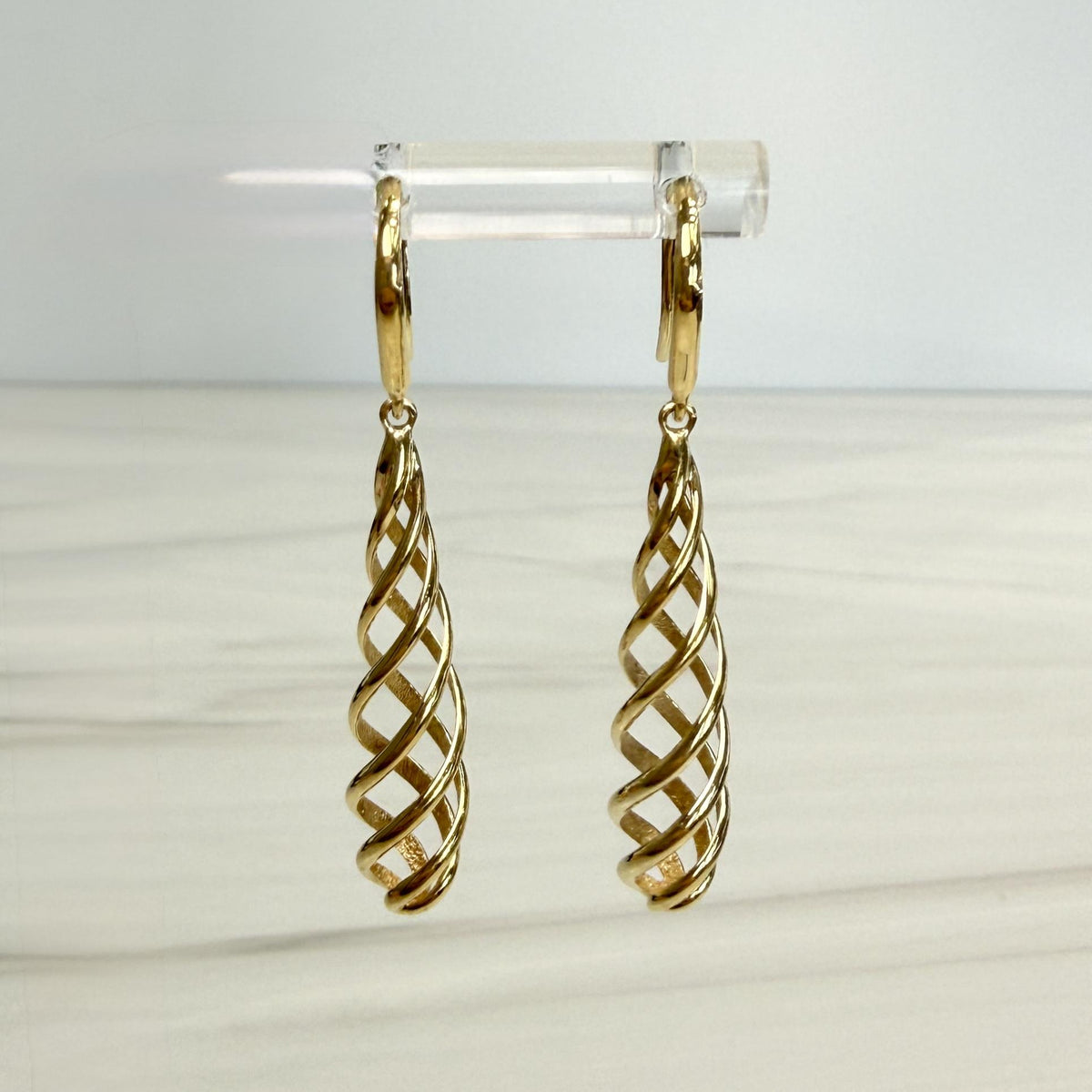 Paloma Picasso for Tiffany & Co. Venezia Luce Dangle Earrings 18k Yellow Gold