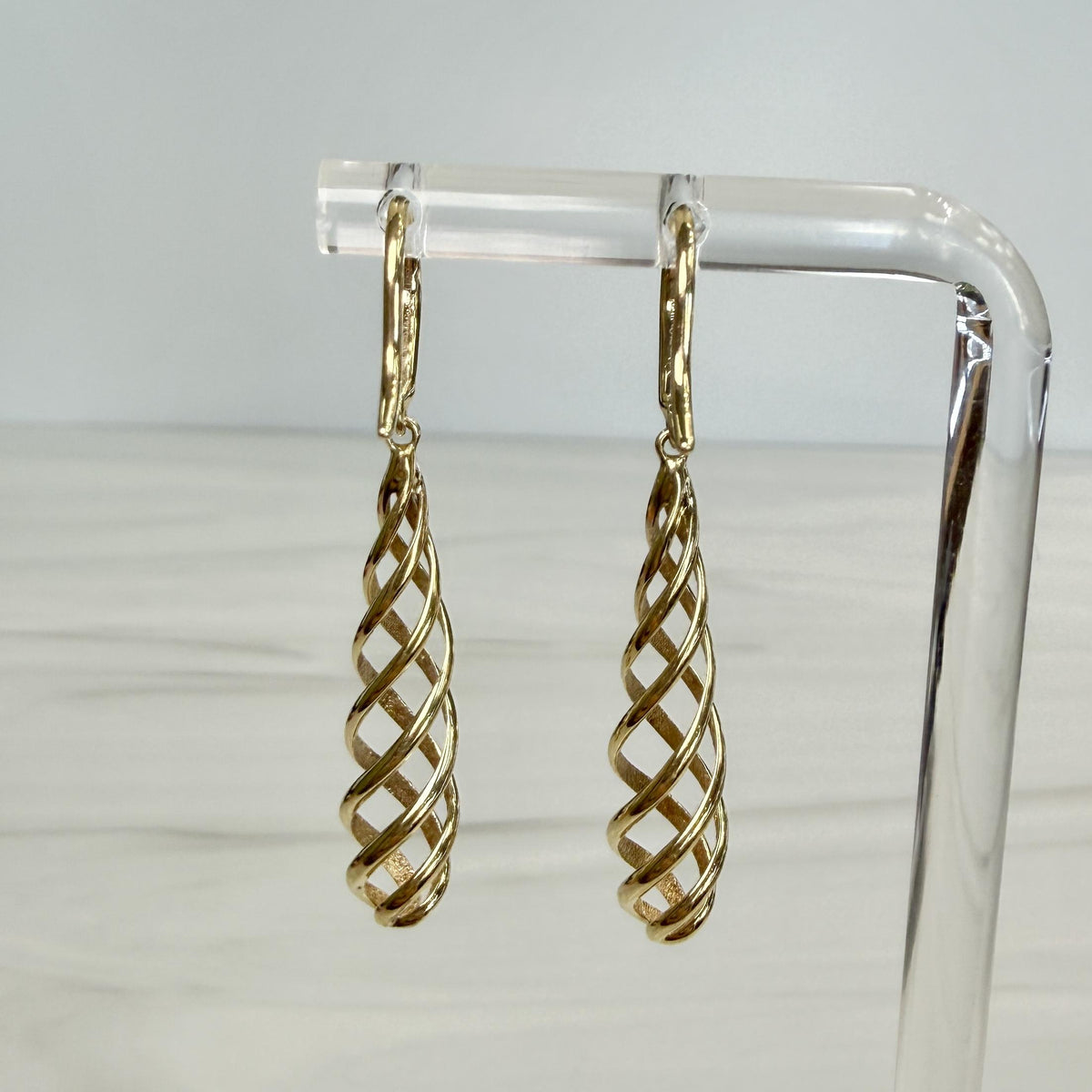Paloma Picasso for Tiffany & Co. Venezia Luce Dangle Earrings 18k Yellow Gold