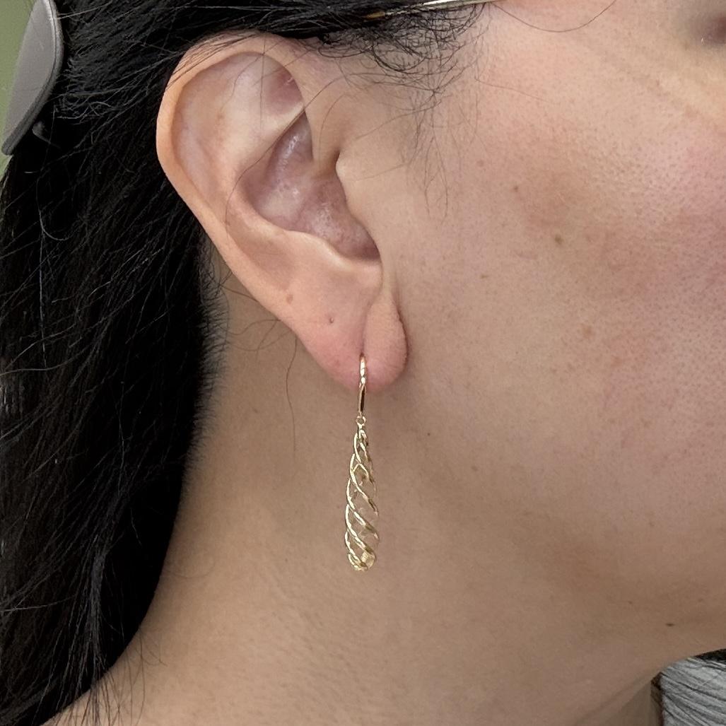 Paloma Picasso for Tiffany & Co. Venezia Luce Dangle Earrings 18k Yellow Gold
