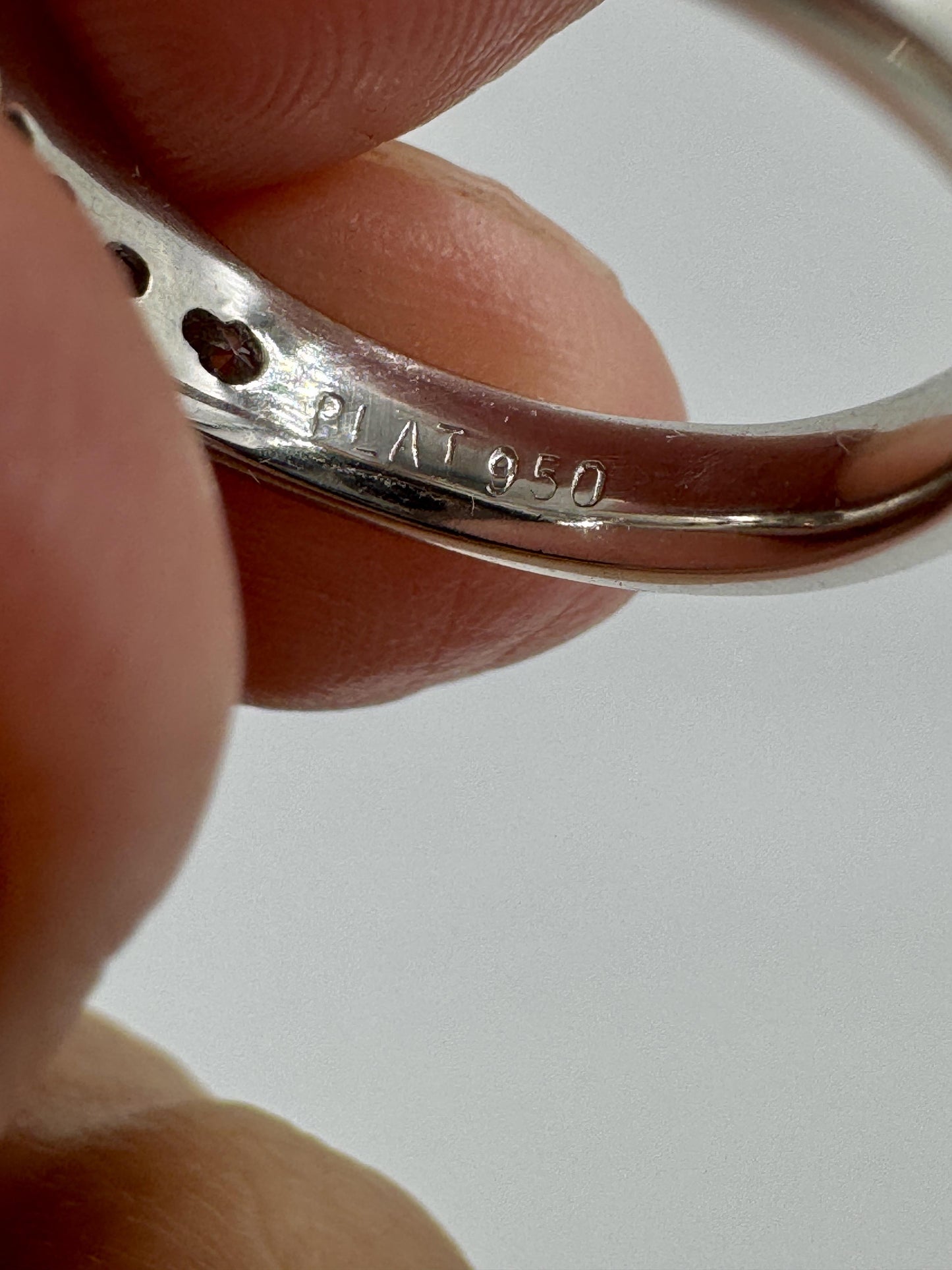 Platinum Diamond Engagement Ring EGL Certified