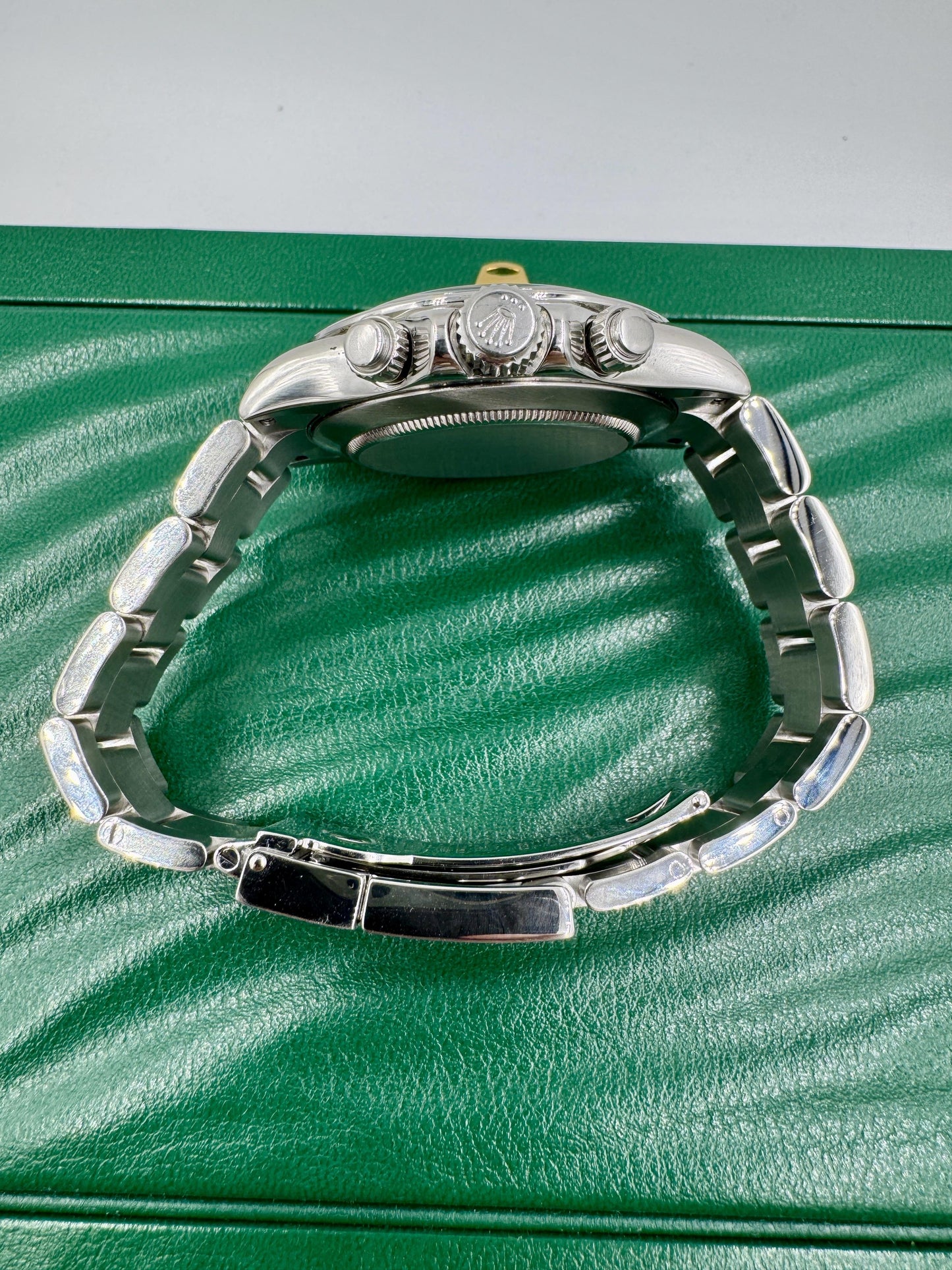 Rolex Daytona Cosmograph White Stainless Steel 40mm REHAUT Watch 116520