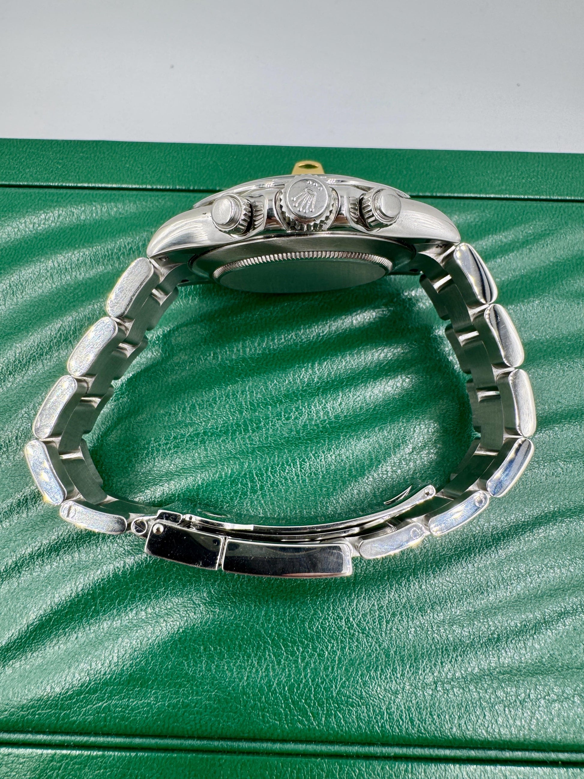 Rolex Daytona Cosmograph White Stainless Steel 40mm REHAUT Watch 116520