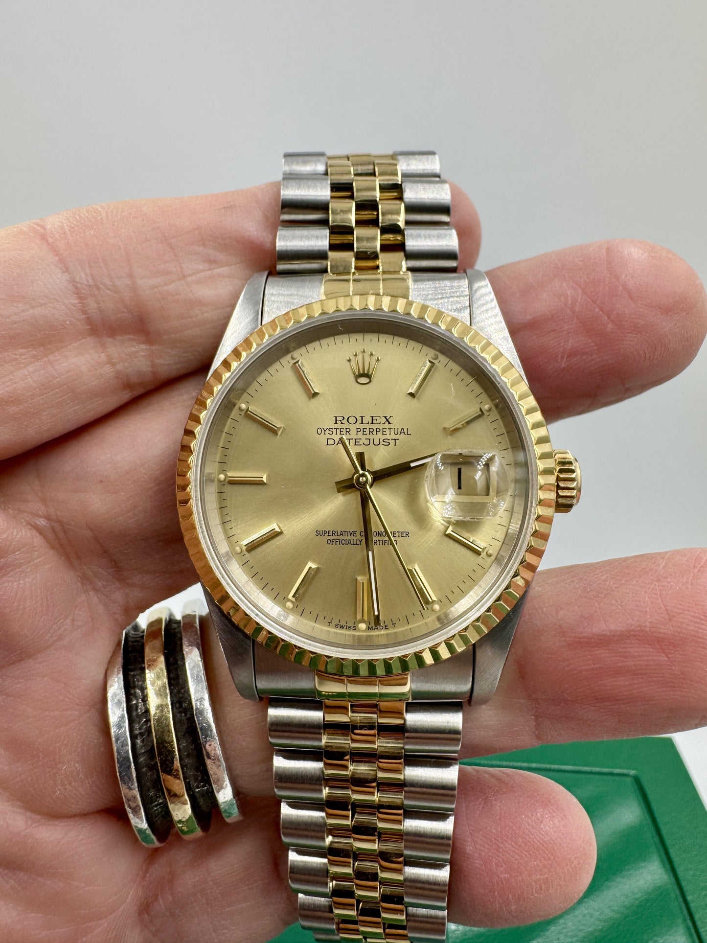 Rolex 16233 Datejust Stainless Steel and 18k 36mm 1991