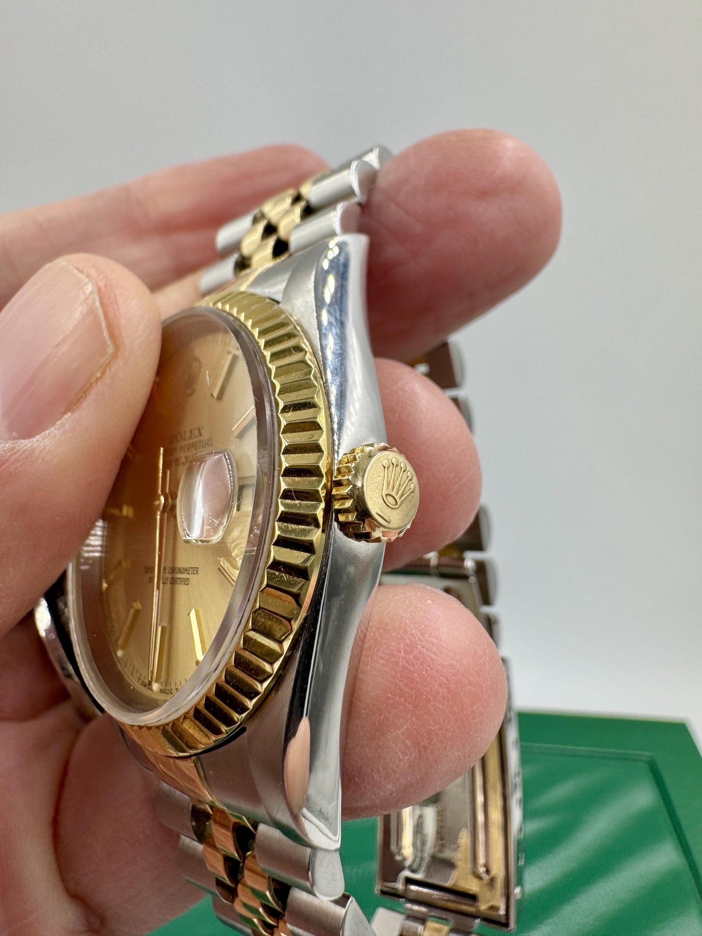 Rolex 16233 Datejust Stainless Steel and 18k 36mm 1991