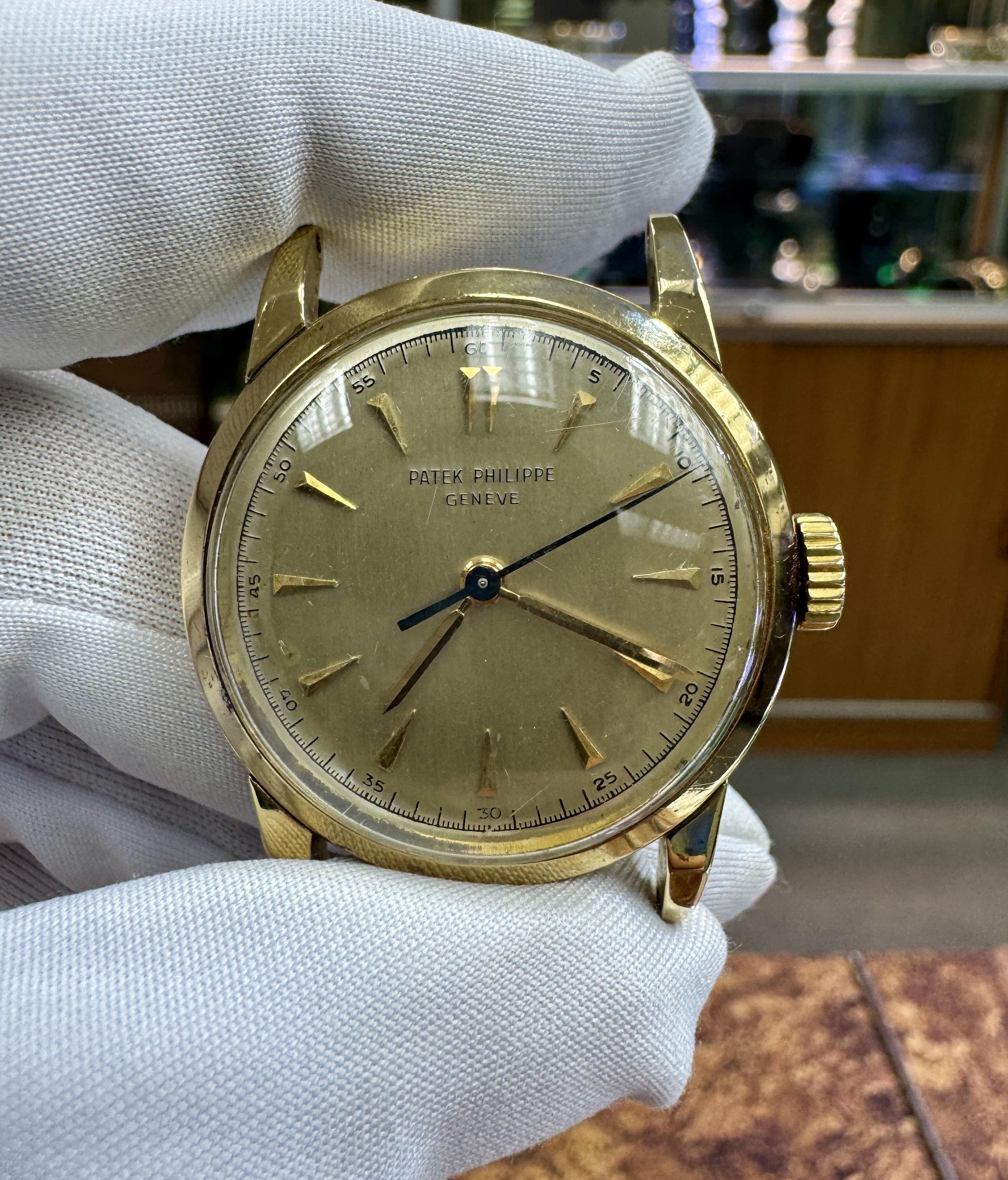 Patek Philippe Calatrava 2460 18k Gold Hand Wind 27SC 18j