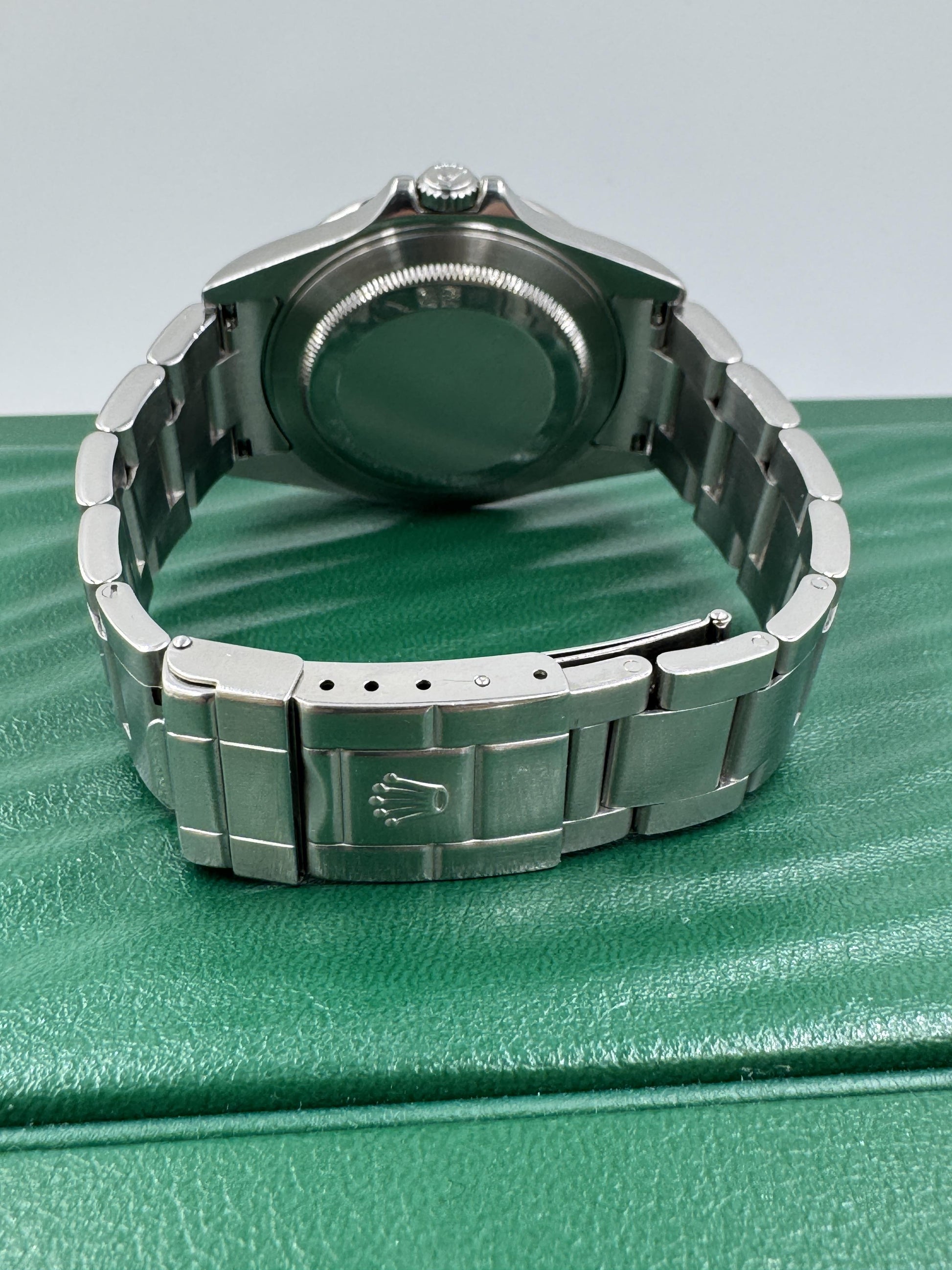 Full Set Rolex Explorer 16570 Black Dial Box And Papers F-Serial No Holes Case