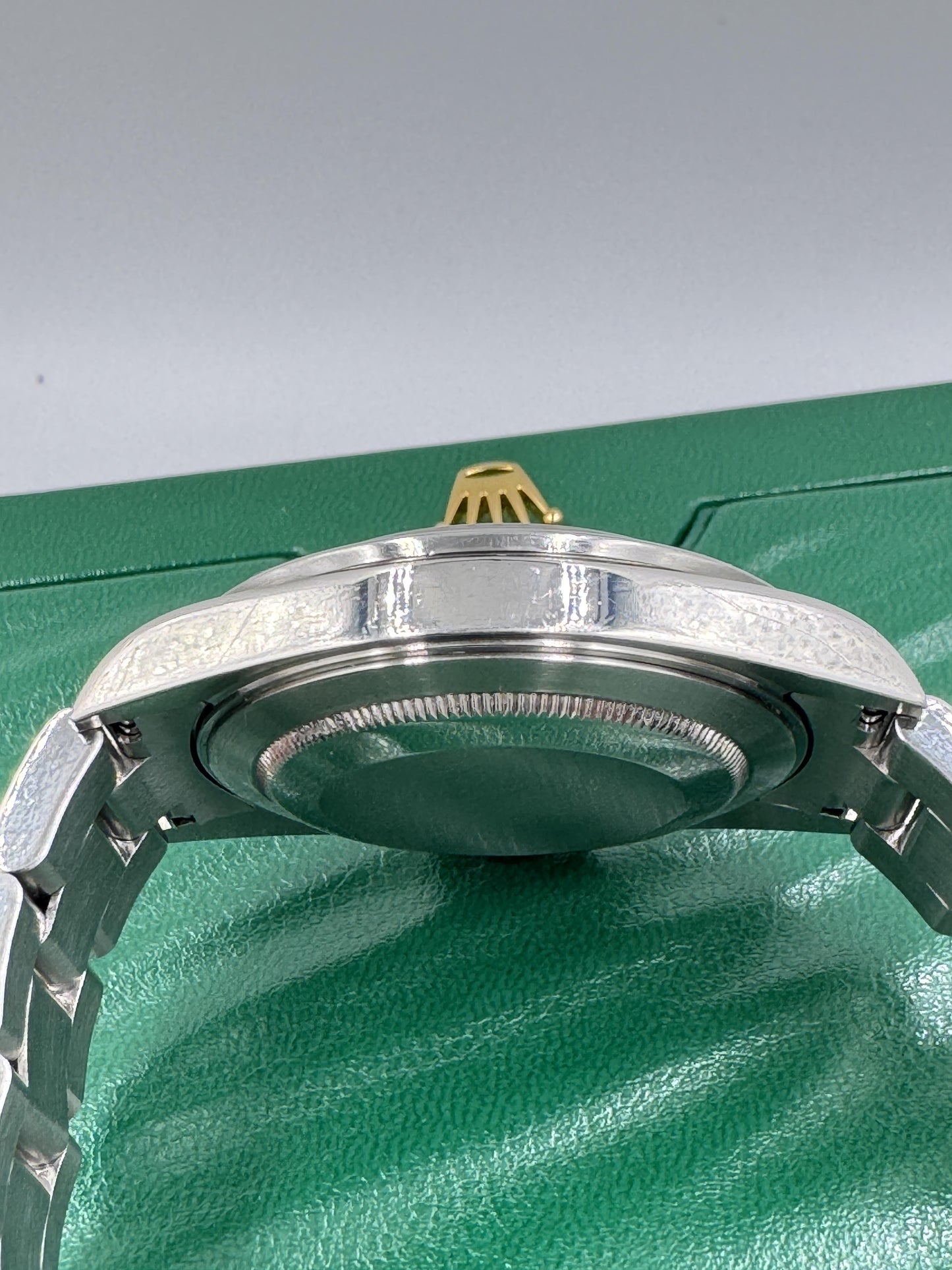 Full Set Rolex Explorer 16570 Black Dial Box And Papers F-Serial No Holes Case