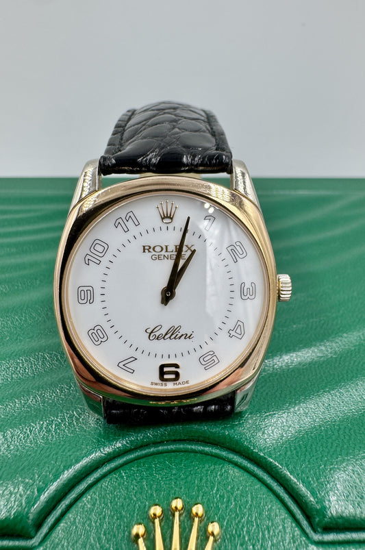 Rolex Danaos 4233 18k White and Rose Gold Manual Wind 33mm