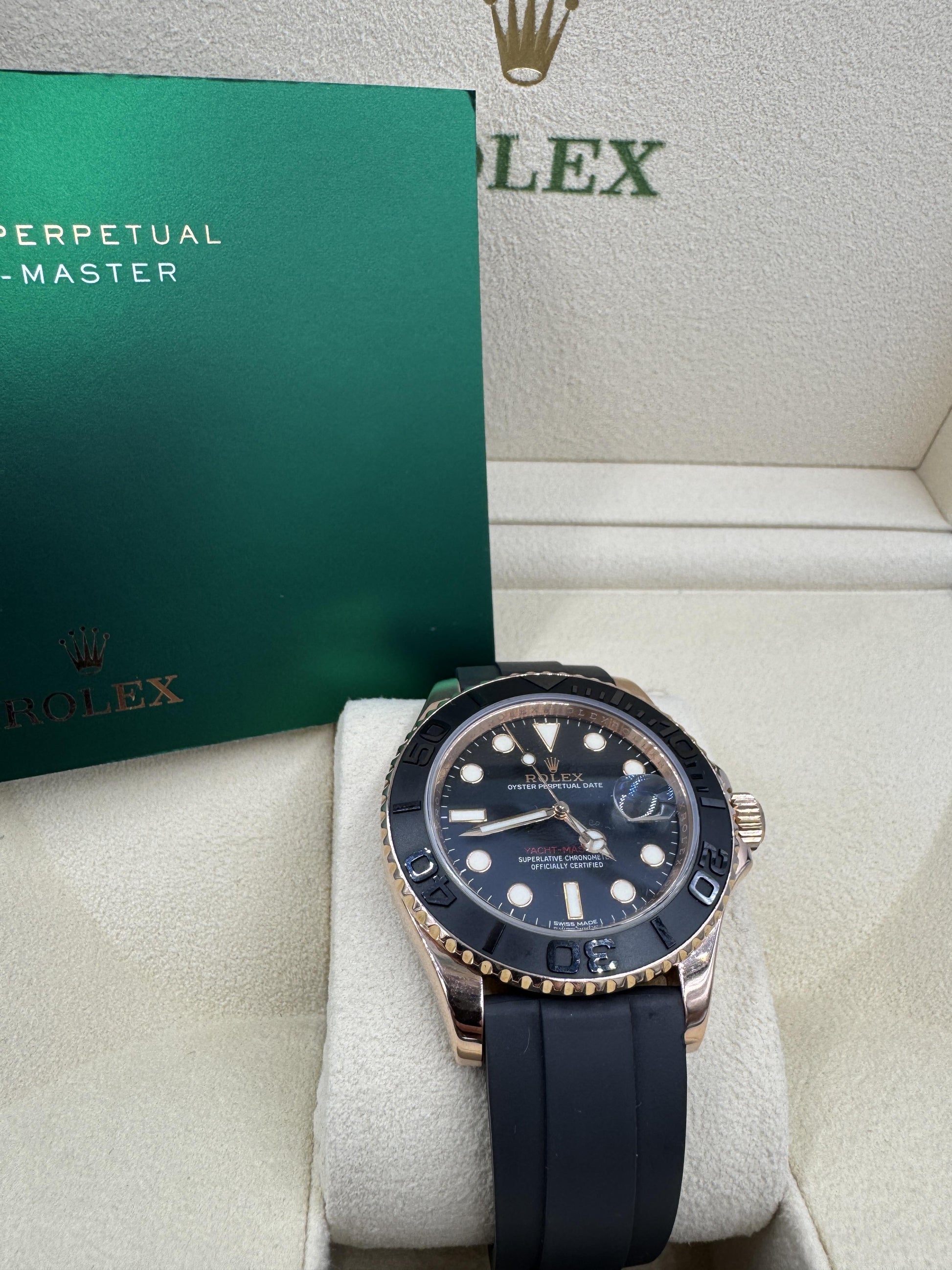 Rolex Yacht-Master 116655 40mm 18k Rose Gold Watch w/ Box 2019