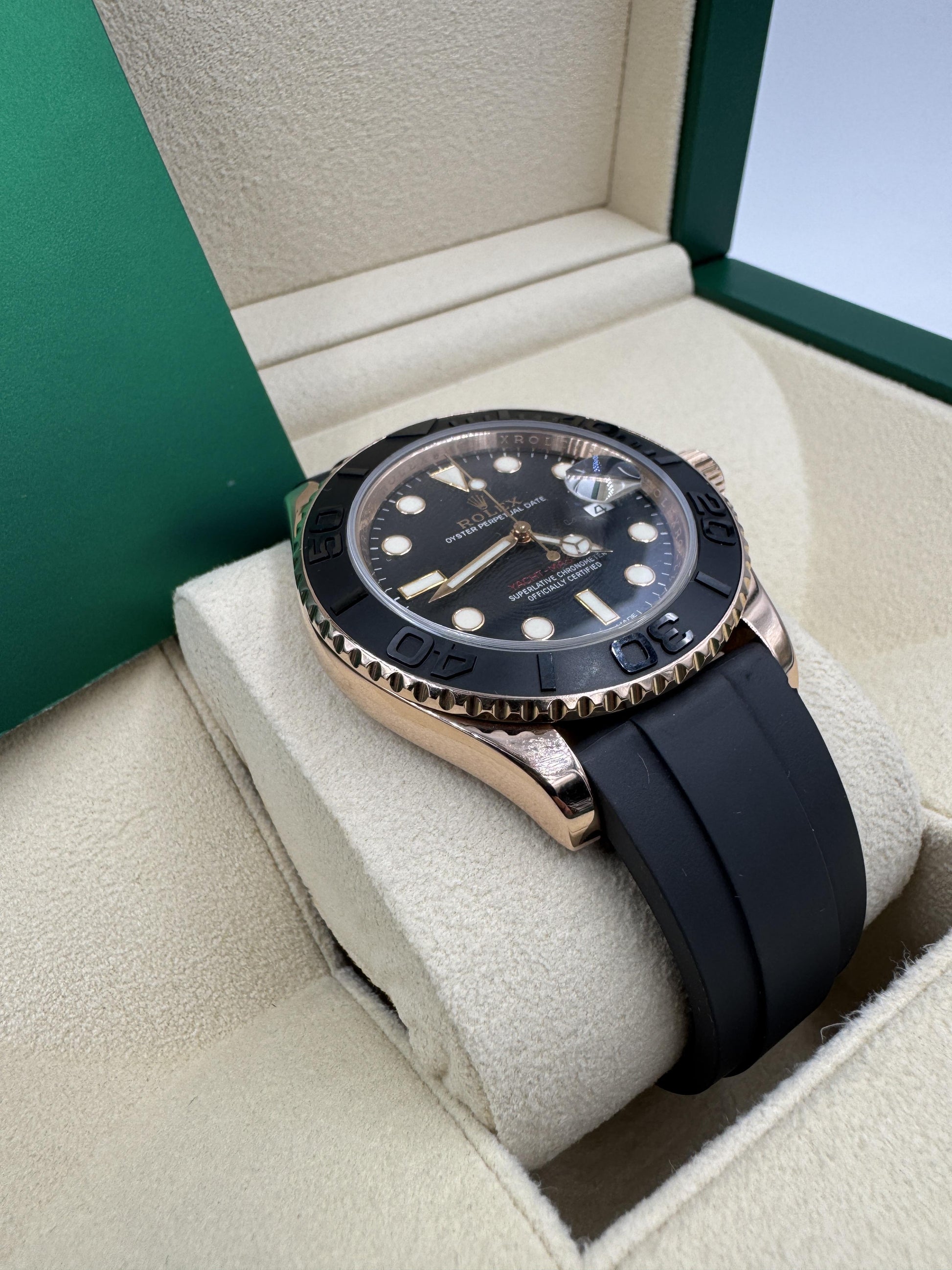 Rolex Yacht-Master 116655 40mm 18k Rose Gold Watch w/ Box 2019