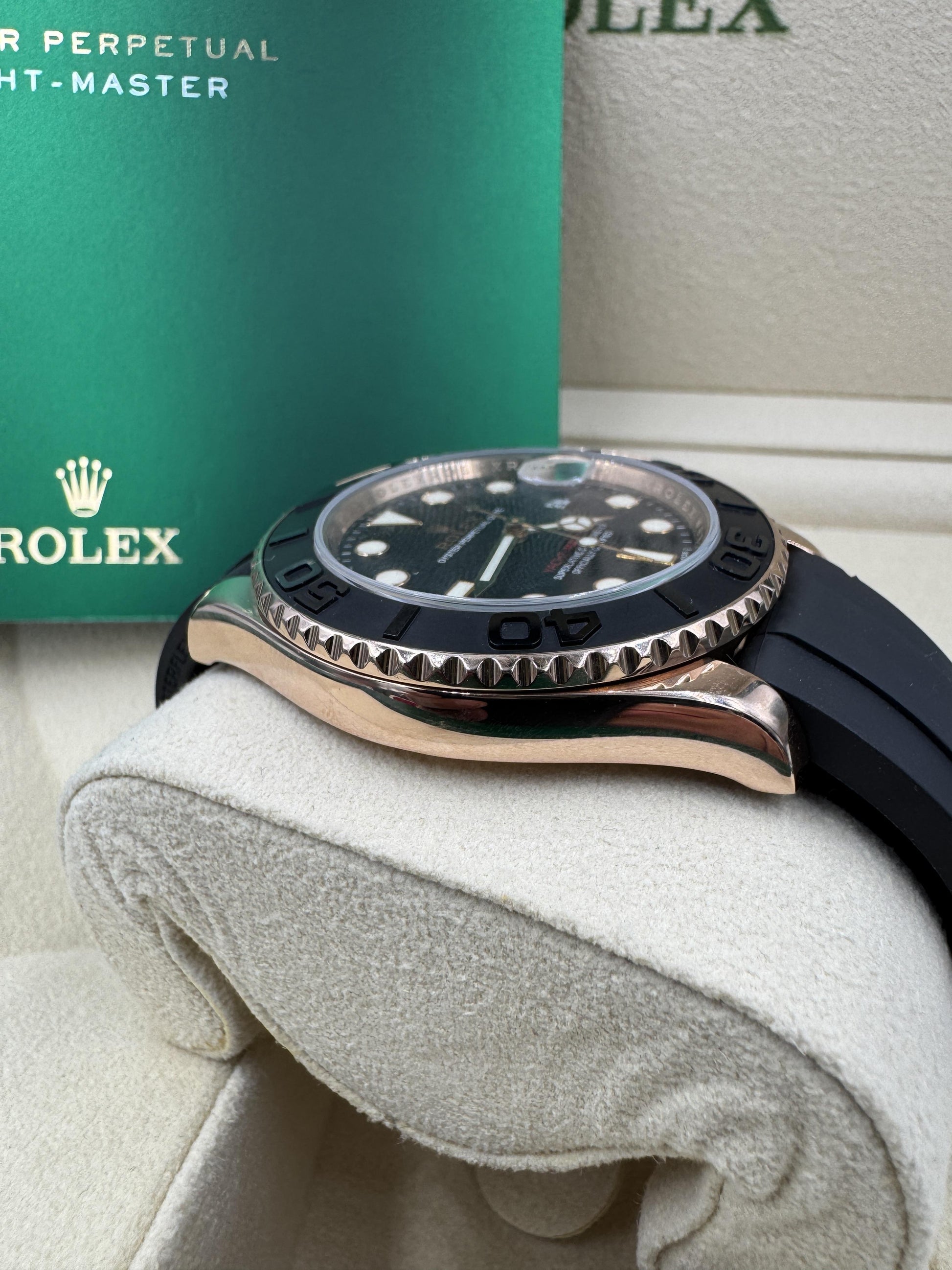 Rolex Yacht-Master 116655 40mm 18k Rose Gold Watch w/ Box 2019