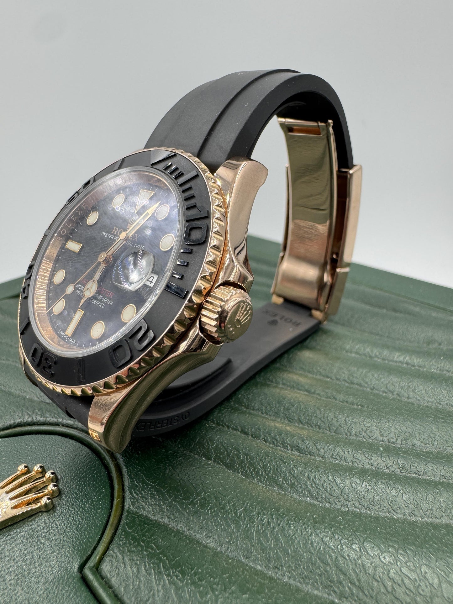 Rolex Yacht-Master 116655 40mm 18k Rose Gold Watch w/ Box 2019