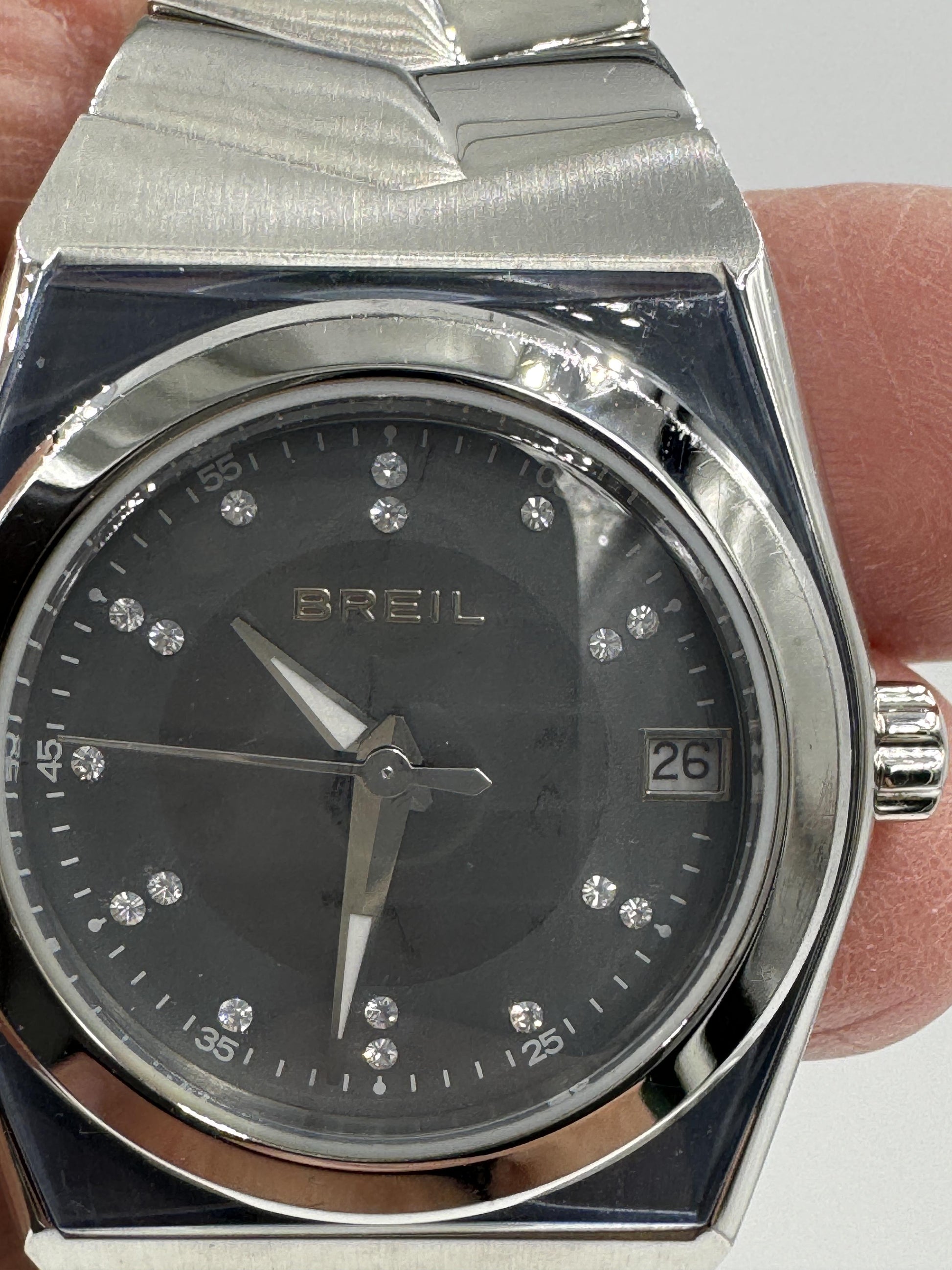 Breil TW0978 Tribe Escape Grey Dial Date Stainless Steel Women's Watch