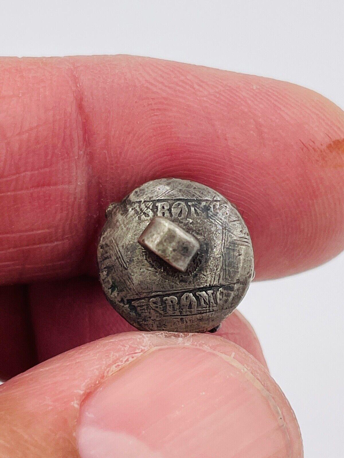 Incredible Hallmarked Antique Dutch Silver Cloak Button Buttons set of 8