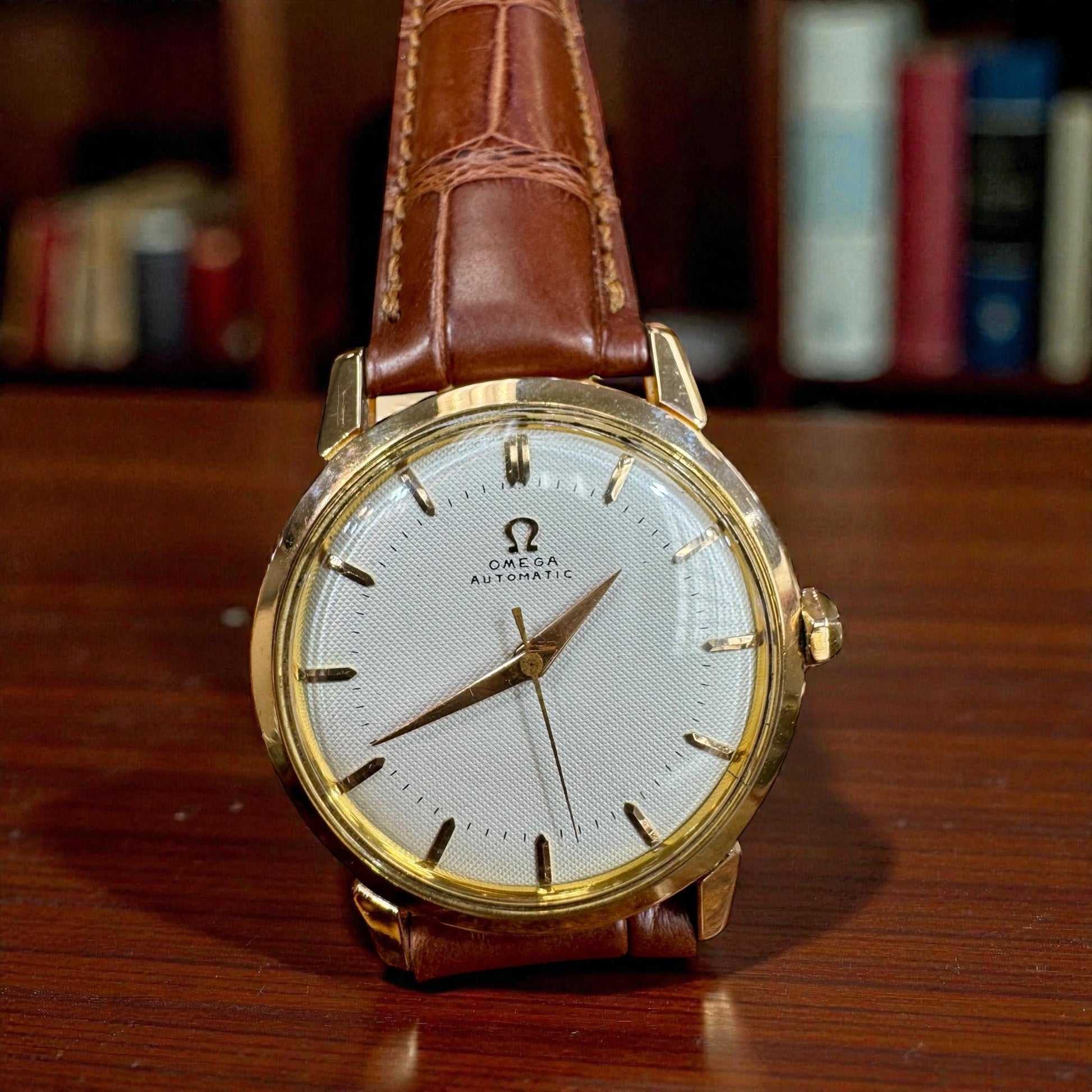 Vintage Omega Seamaster 33mm Ref 2866 SC 18k Rose Gold Automatic