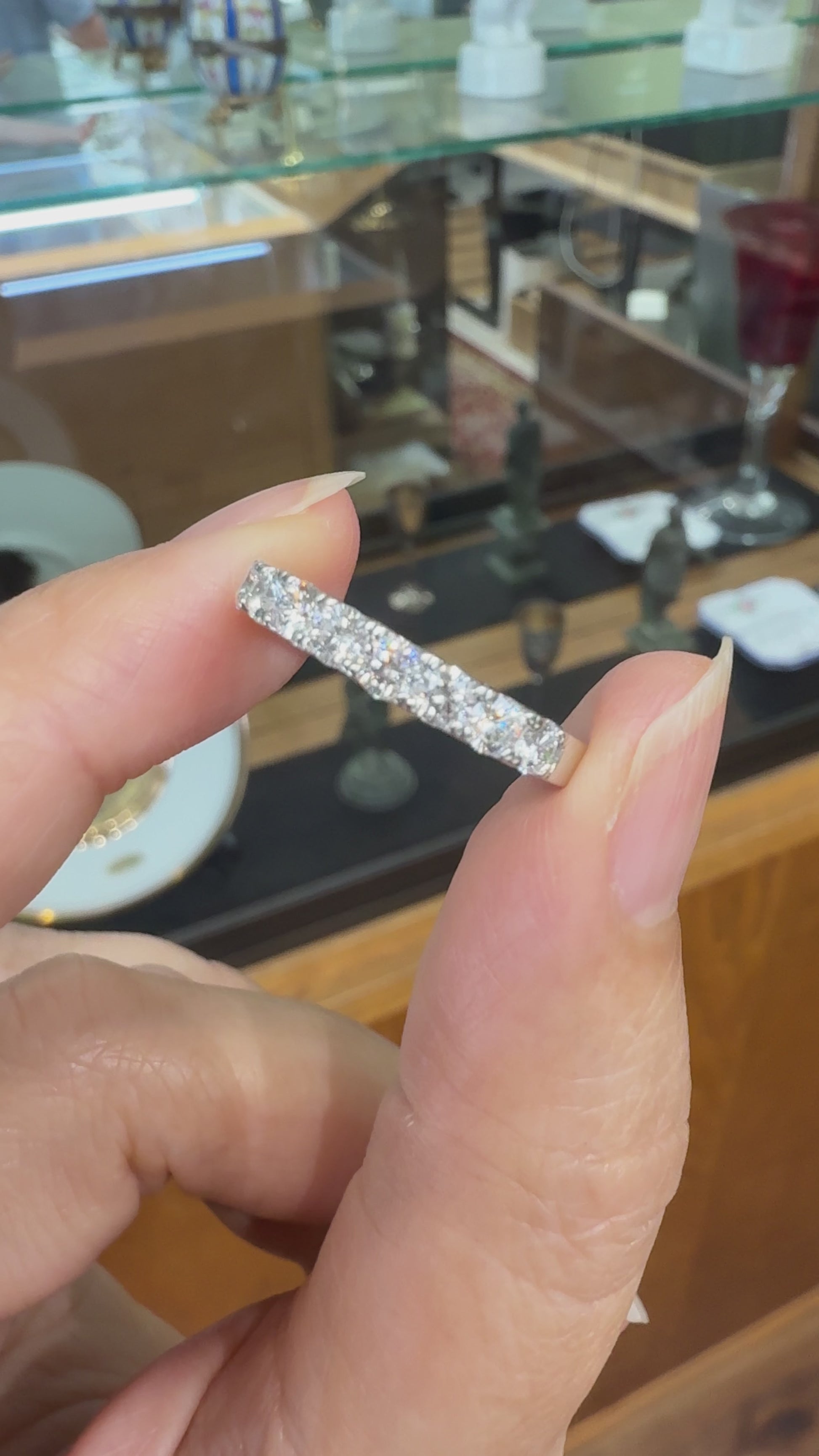 THE LEO .78ctw Diamond Band Ring 14k White Gold