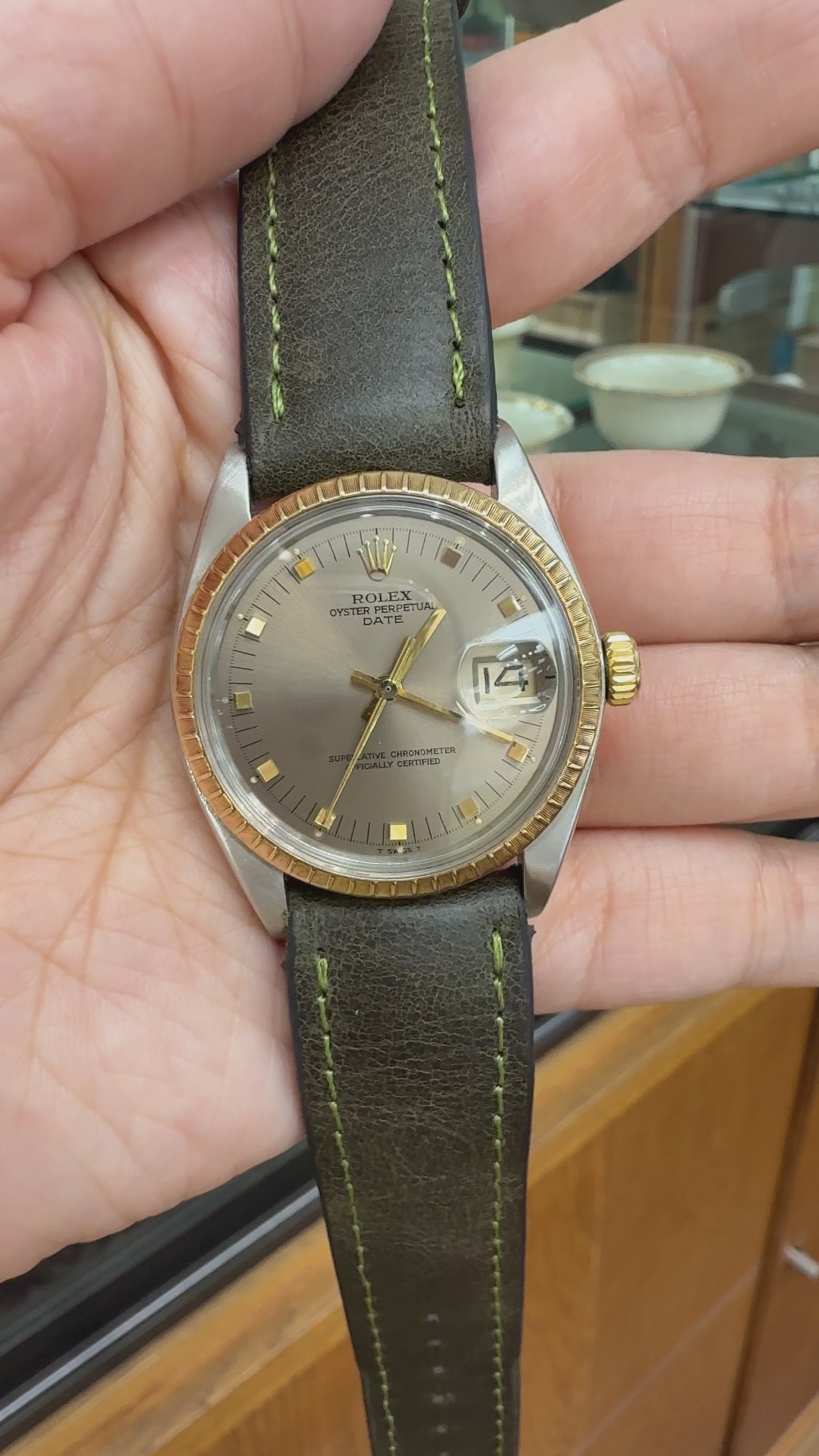 Vintage Rolex Zephyr Oyster date 35mm Watch