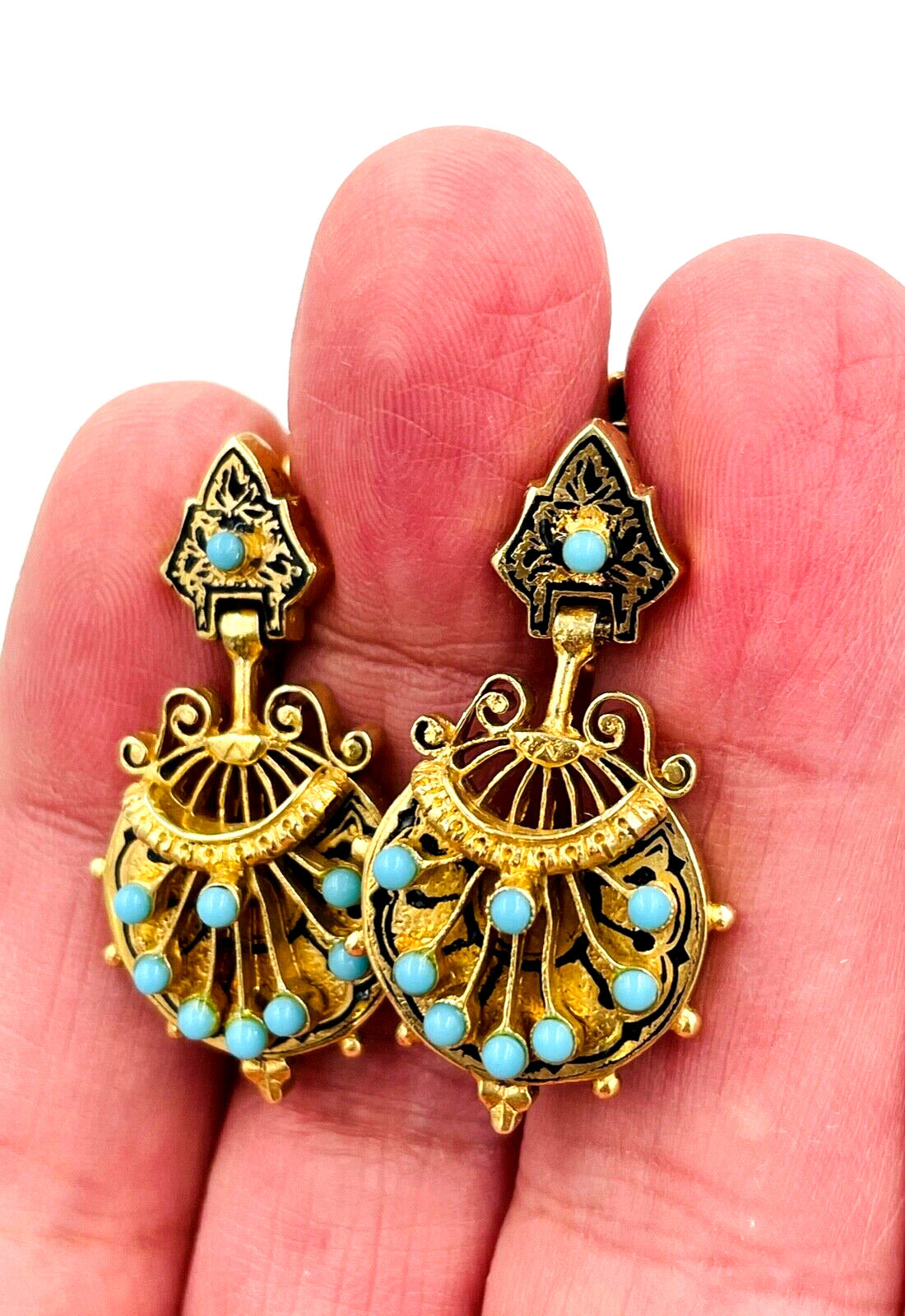 Shop Antique Golden Chandbali Earrings | Fashion earrings | The Fine World  – The Fineworld