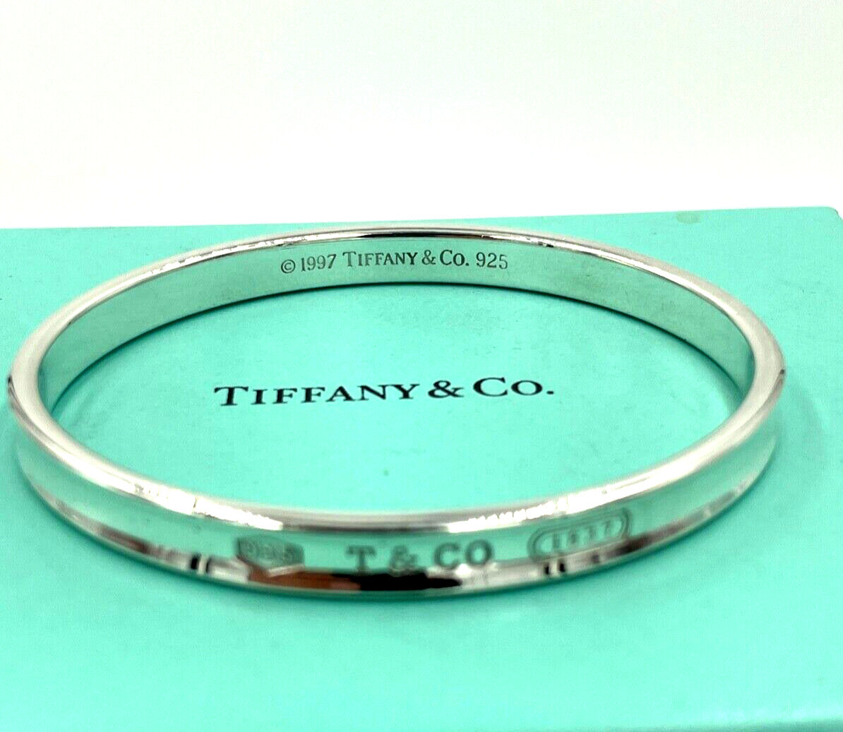 Tiffany & Co. 1837 Bangle Bracelet Sterling Silver 925