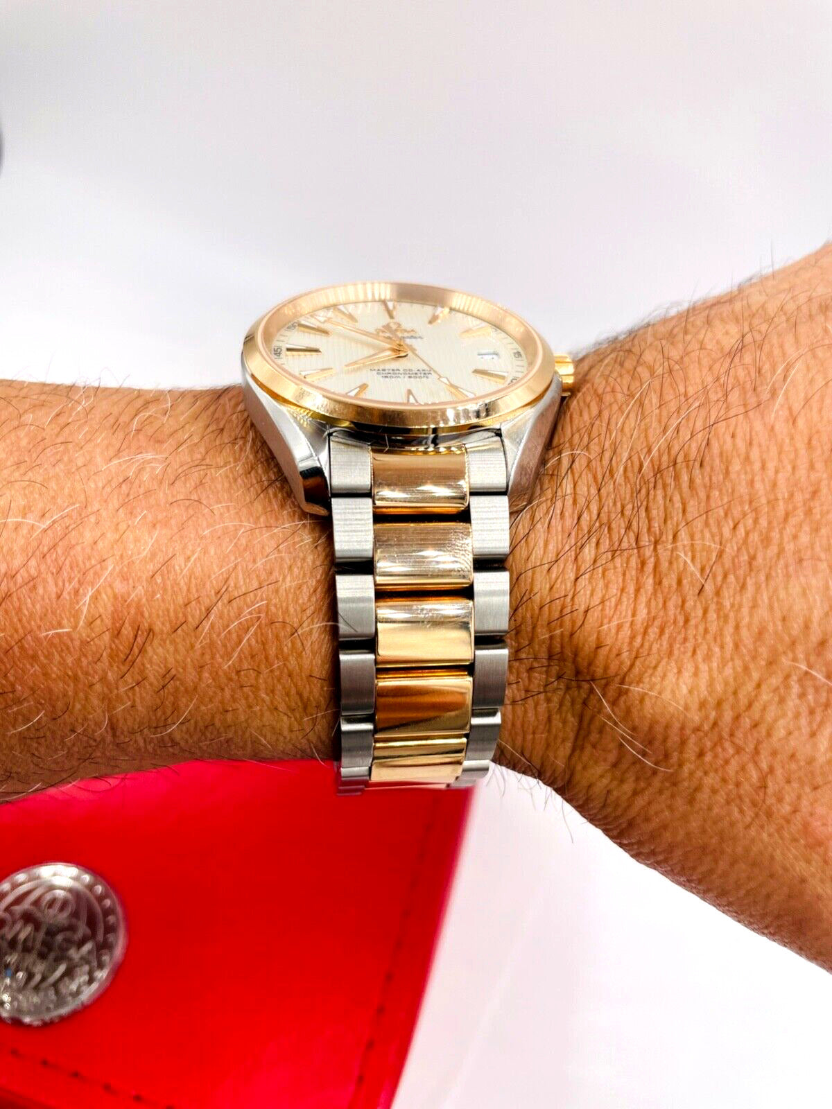 Omega Seamaster Aqua Terra Steel Rose Gold Watch 231.23.42.21.02.001 Box 41.5