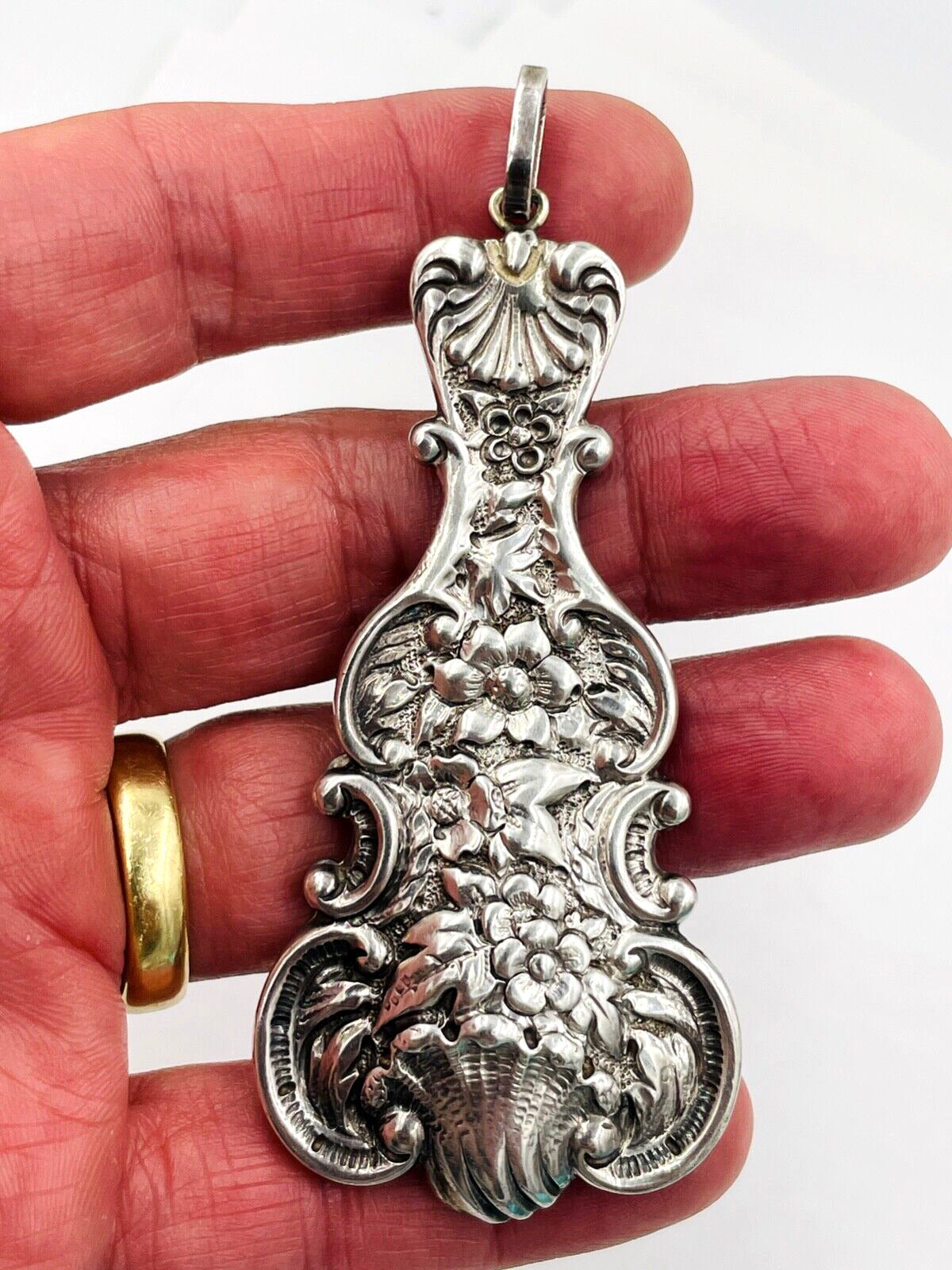 Victorian Tiffany & Co. Sterling Chatelaine Note Pad Pendant