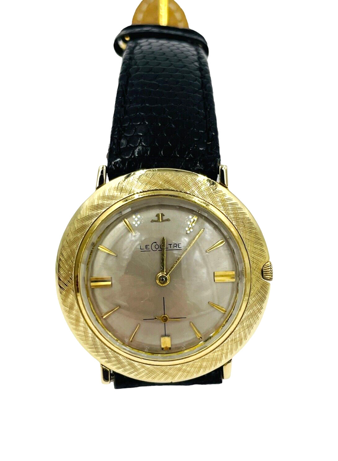 Vintage Jeager LeCoultre 14k yellow gold Manual wind movement 33mm Men's watch