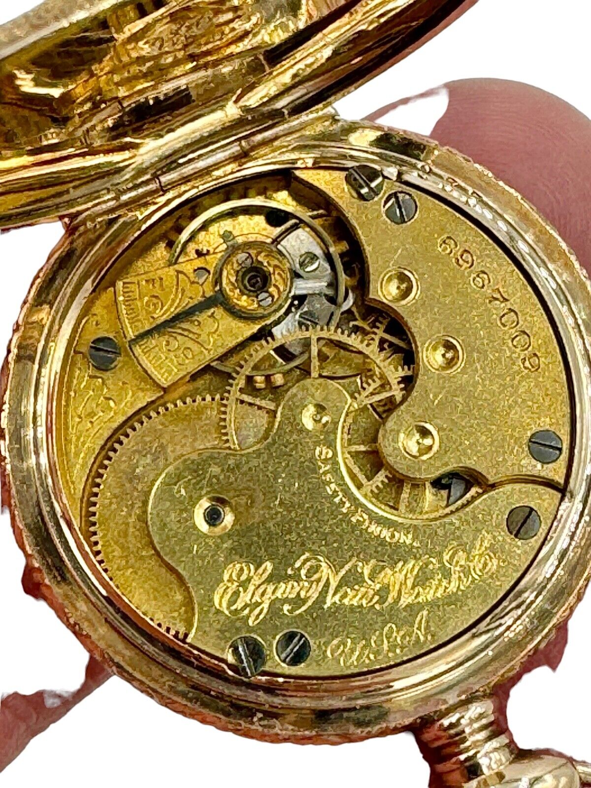 Elgin National Watch Co. 14k gold  Pocket Watch Open Face Grade 109 0s