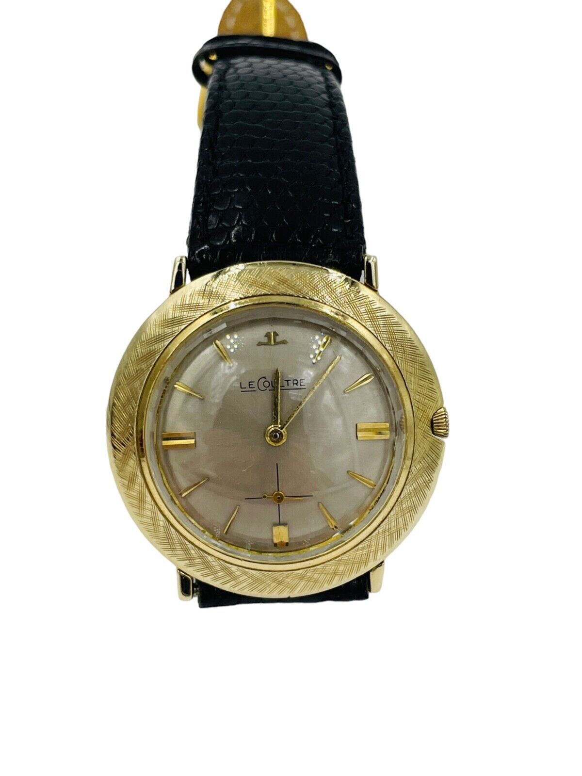 Vintage Jeager LeCoultre 14k yellow gold Manual wind movement 33mm Men's watch