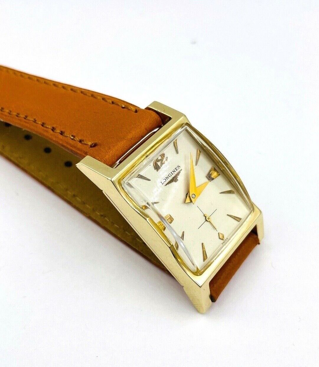 Antique Longines 14K Gold CAL 9LT men s watch fancy lug