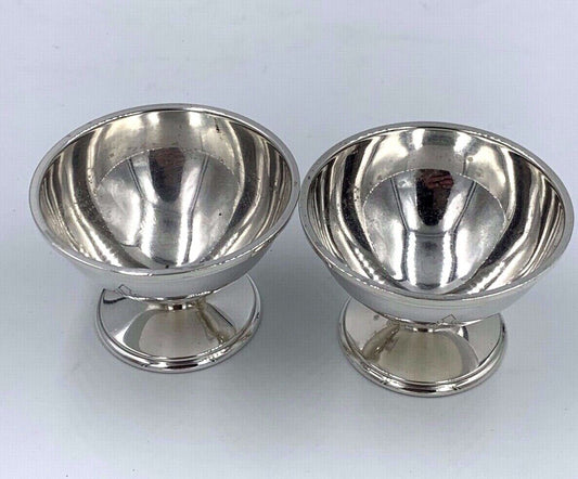 Art Deco S Kirk & Sons Sterling Silver Salt Cellar set of 2