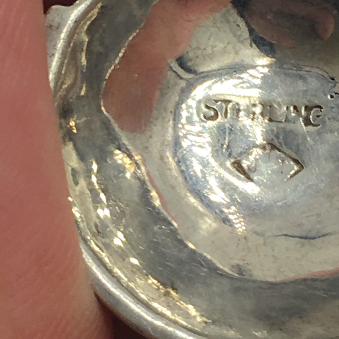 Vintage Judith Jack Jj New York Big Apple Marcasites Sterling Pendant