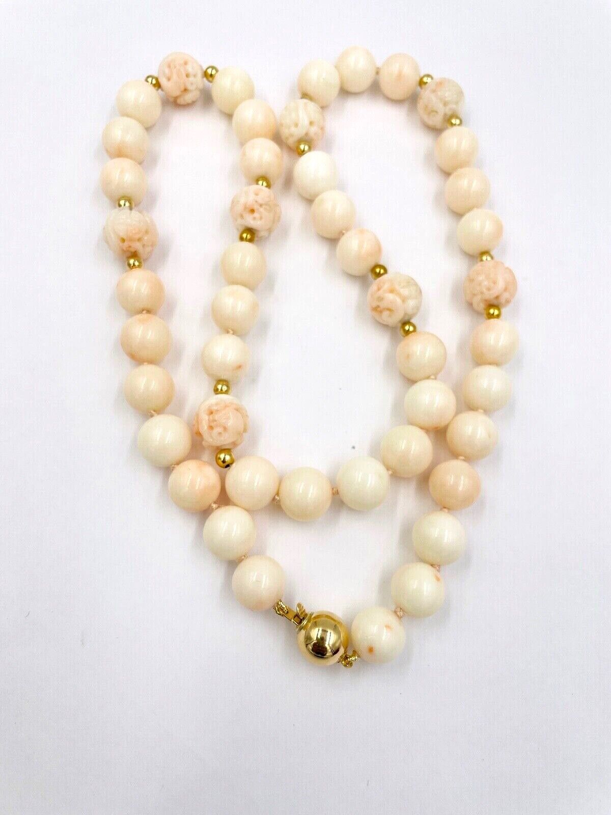 Imitation Pearls Beads Strand Gold Bead Caps Jewelry Making 14mm Crafts  Vintage 