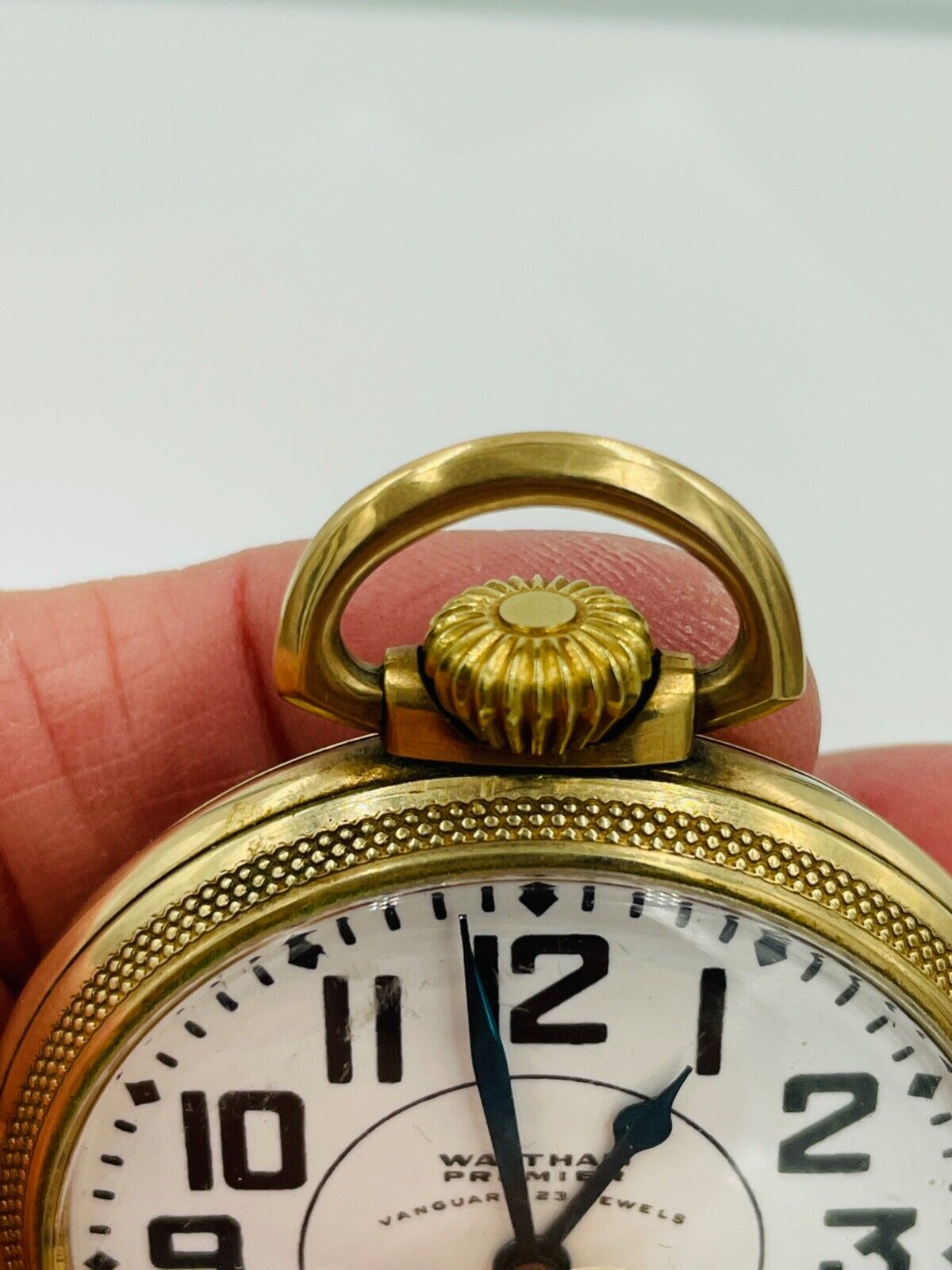 Waltham Vanguard Model 1908 23 Jewel 16 Size 10k Gold Filled Pocket Watch