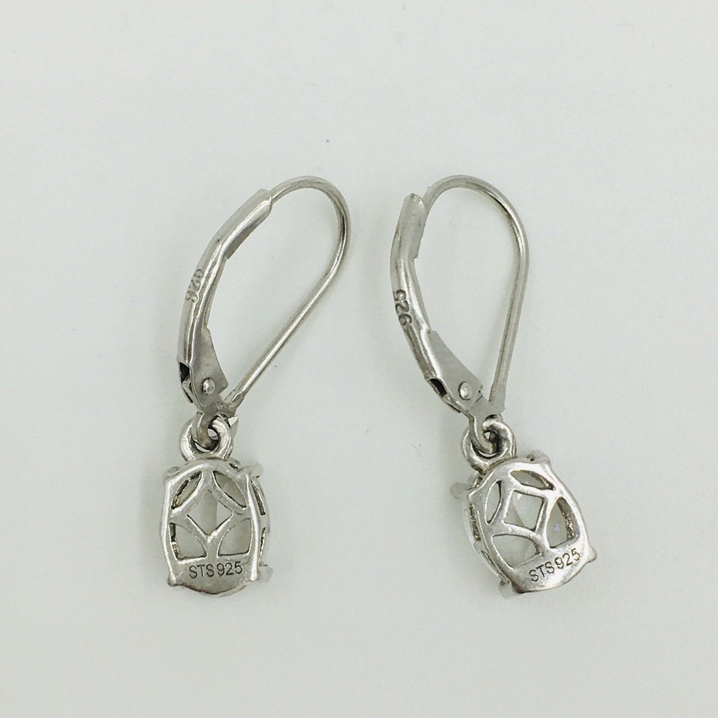 Sts Chuck Clemency Aquamarine Sterling Silver Earrings