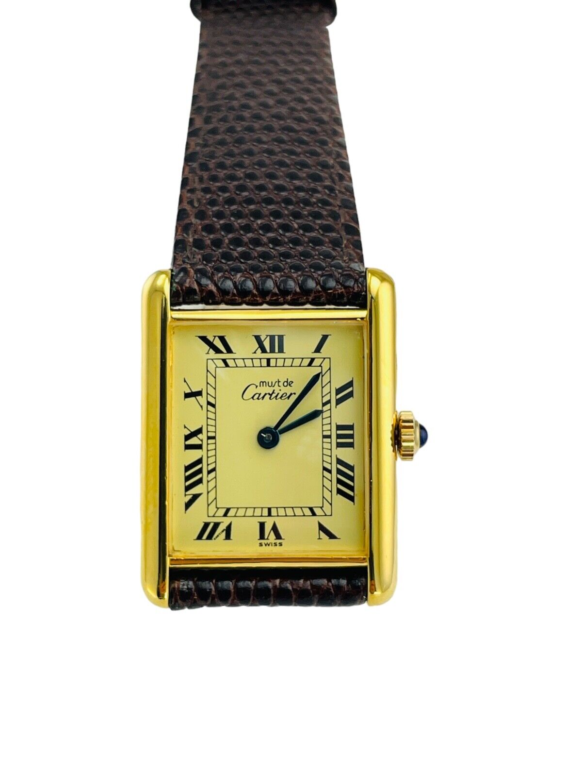Cartier tank quartz argent 925 sales