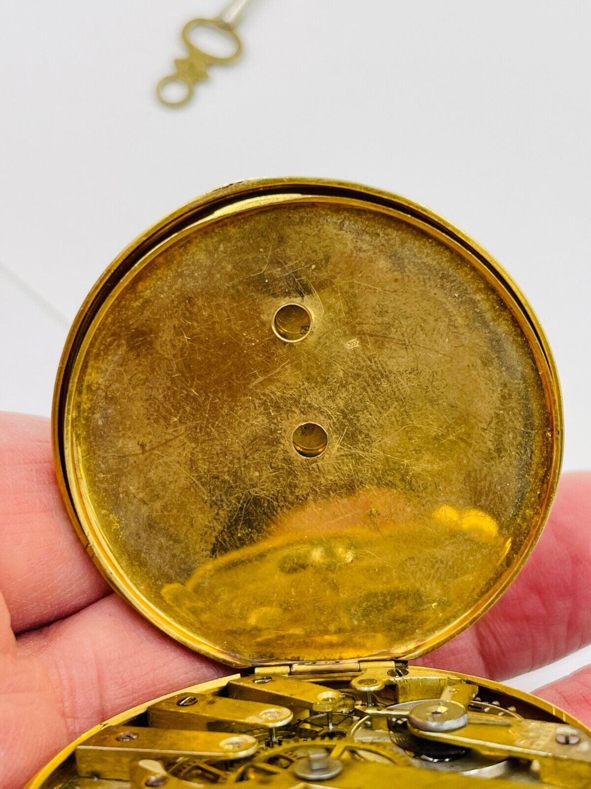 Antique 18k Gold Pocket Watch by John Harrison Liverpool Open face