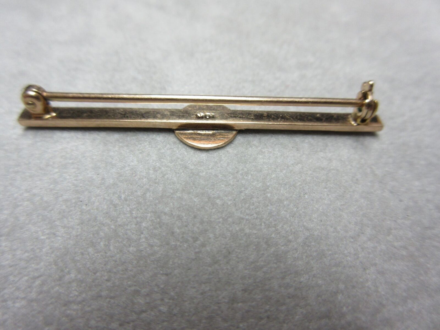 Military Sweetheart Enamel bar brooch Pin 10k gold United States Air Service