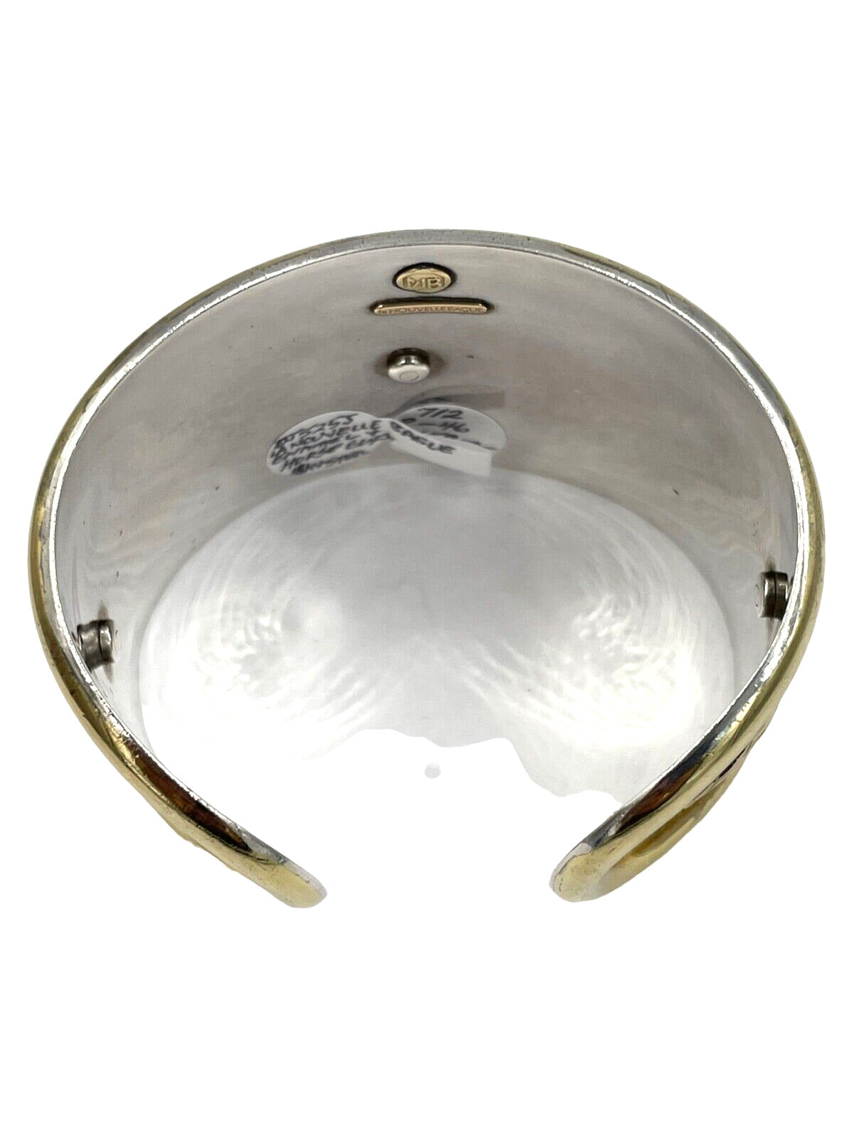 La Nouvelle Bague 18k Gold 925 Silver Horse Cuff Bracelet bangle wide