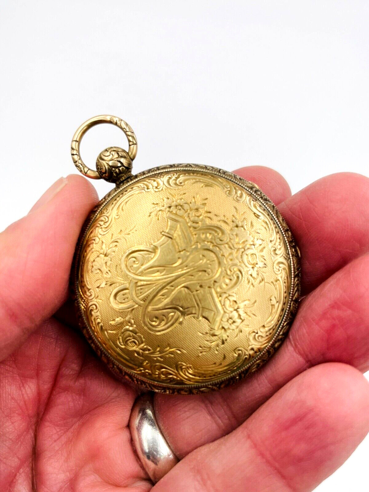 Antique 1810's Christof Golling In Wien 18k gold key wind pocket watch