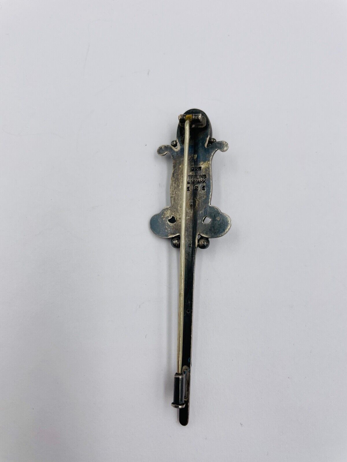 Vintage Georg Jensen Sterling Silver Flower Brooch Pin No. 121