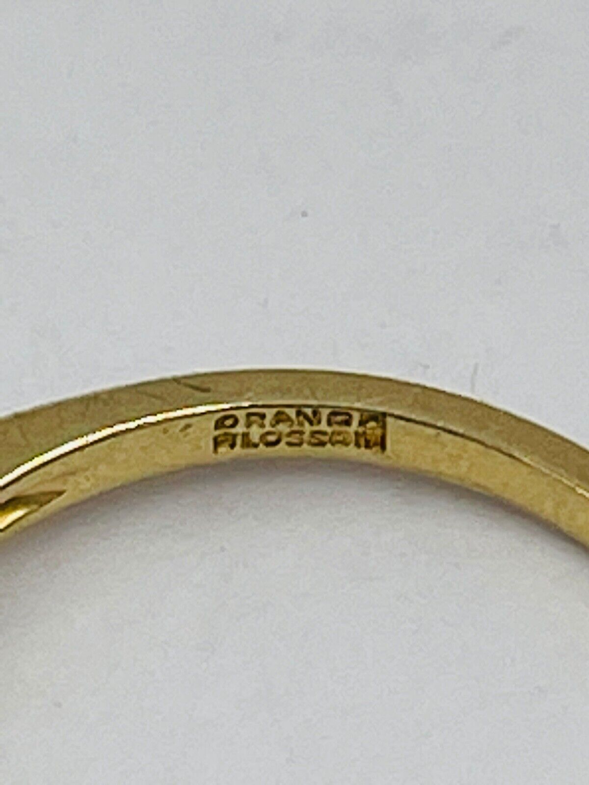 Antique 14k Yellow gold .15ct VS Diamond Ring Hallmarked Orange Blossom