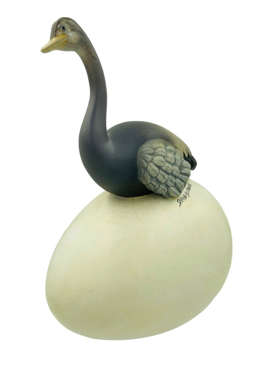 Sergio Bustamante Ostrich in Egg  Signed Mexican Artist Sculpture