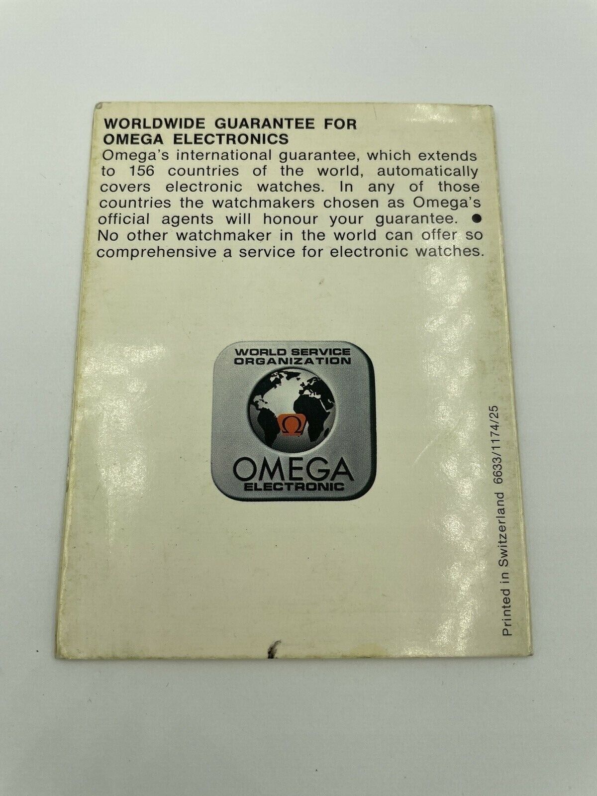 Rare Original Omega Electronic F300Hz Booklet