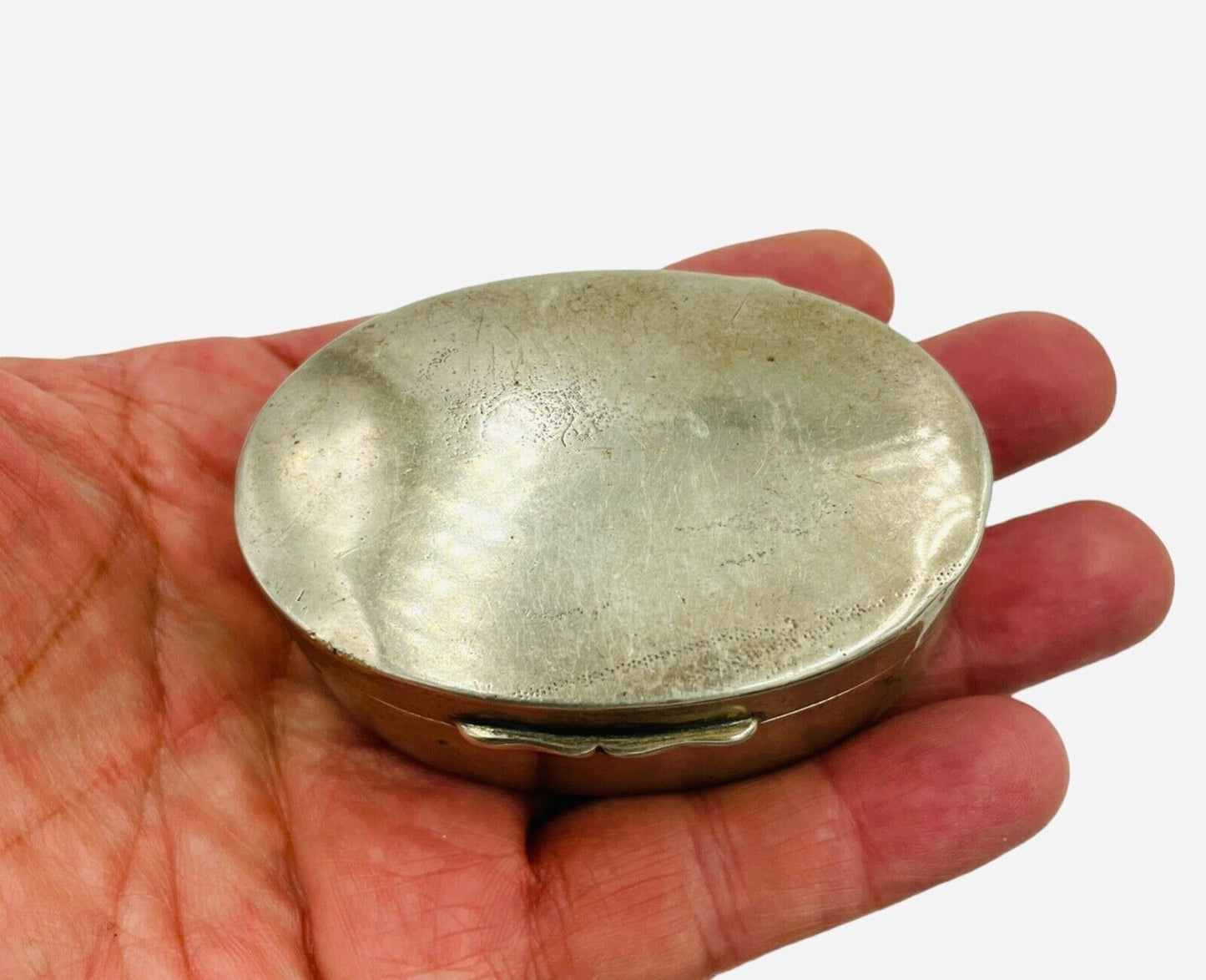 Edwardian Sterling Silver Trinket Box London England