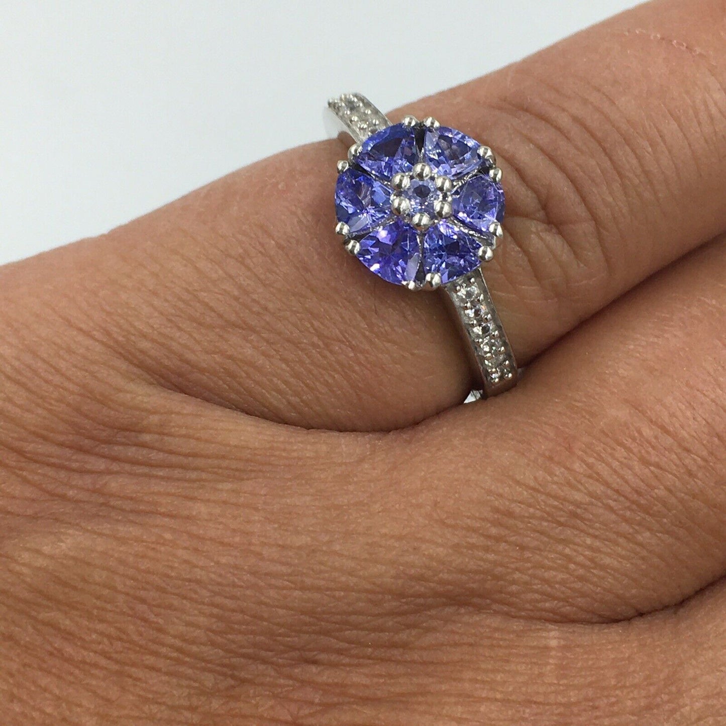 Sts Chuck Clemency Tanzanite Spinel Sterling Silver Ring Size 7